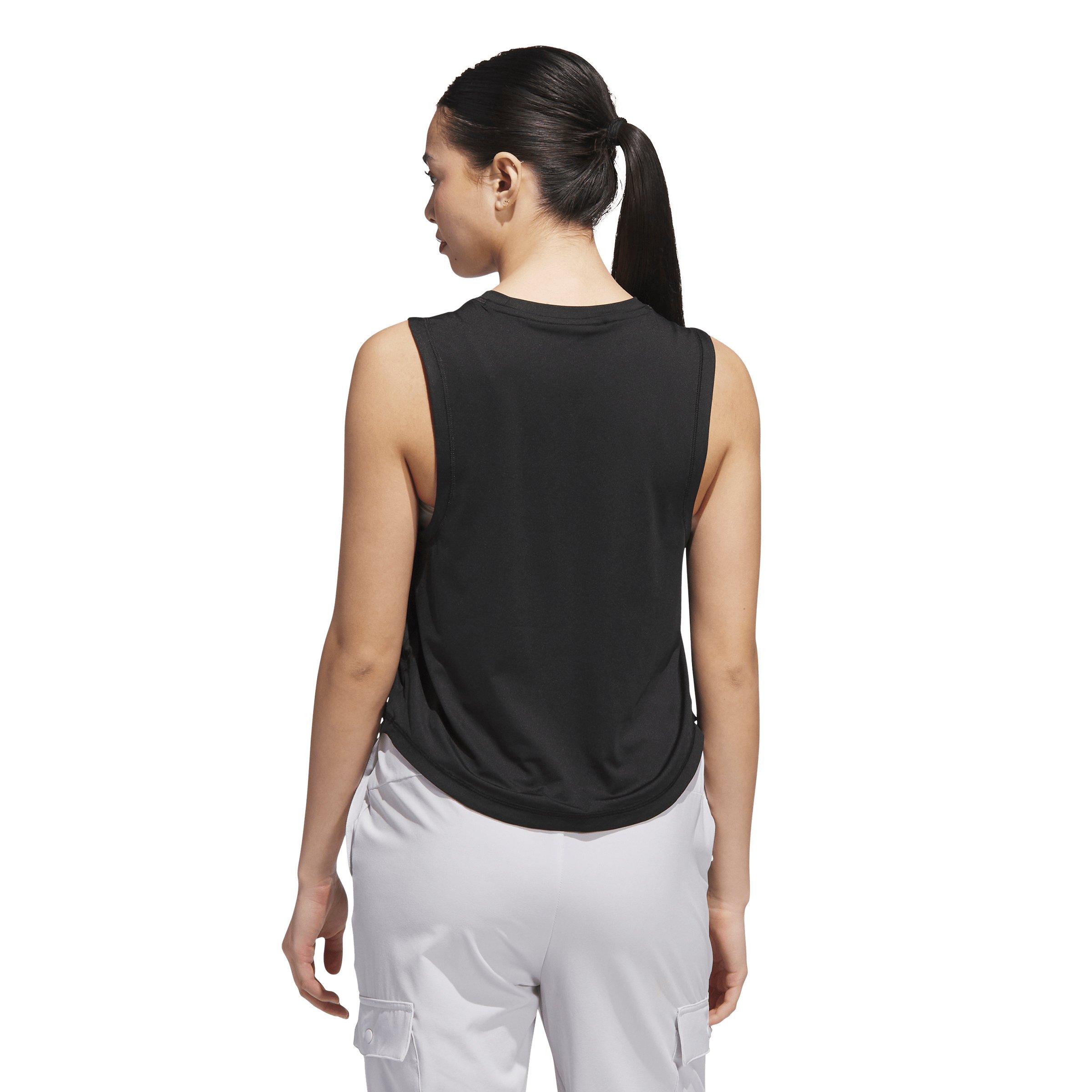 adidas Women's Designed for Train Workout Tank Top - Black - BLACK Thumbnail View 2
