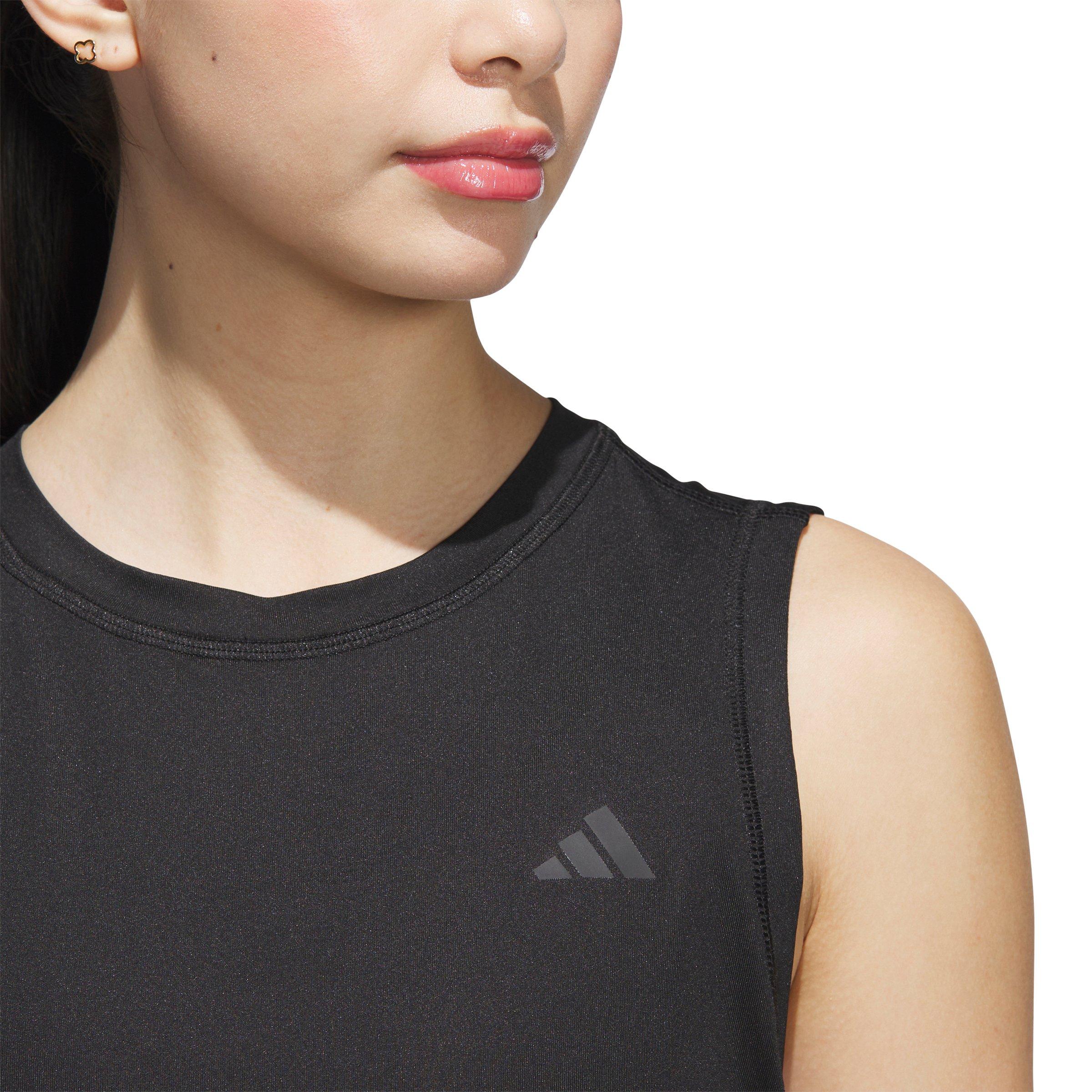 adidas Women's Designed for Train Workout Tank Top - Black - BLACK Thumbnail View 3
