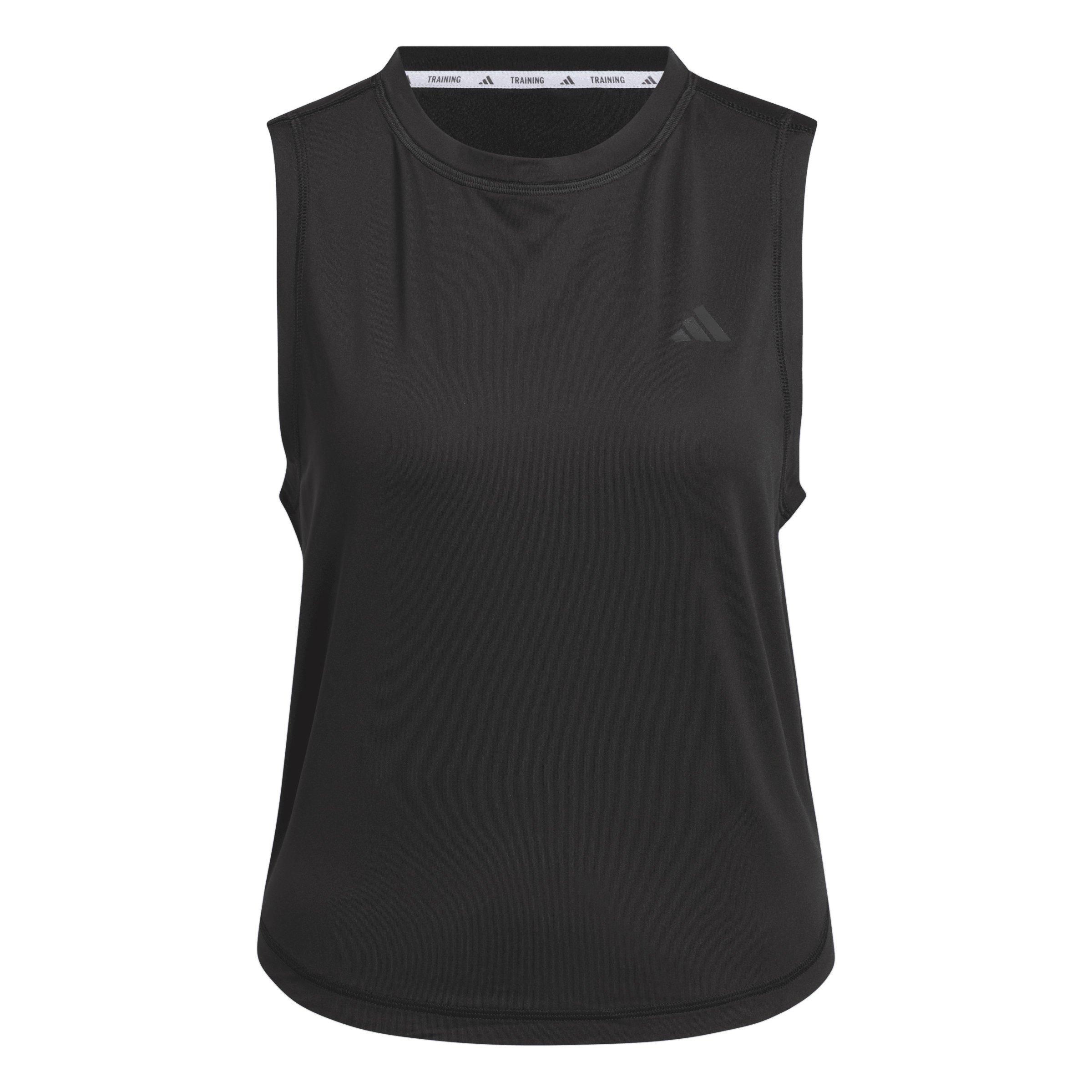 adidas Women's Designed for Train Workout Tank Top - Black - BLACK Thumbnail View 6
