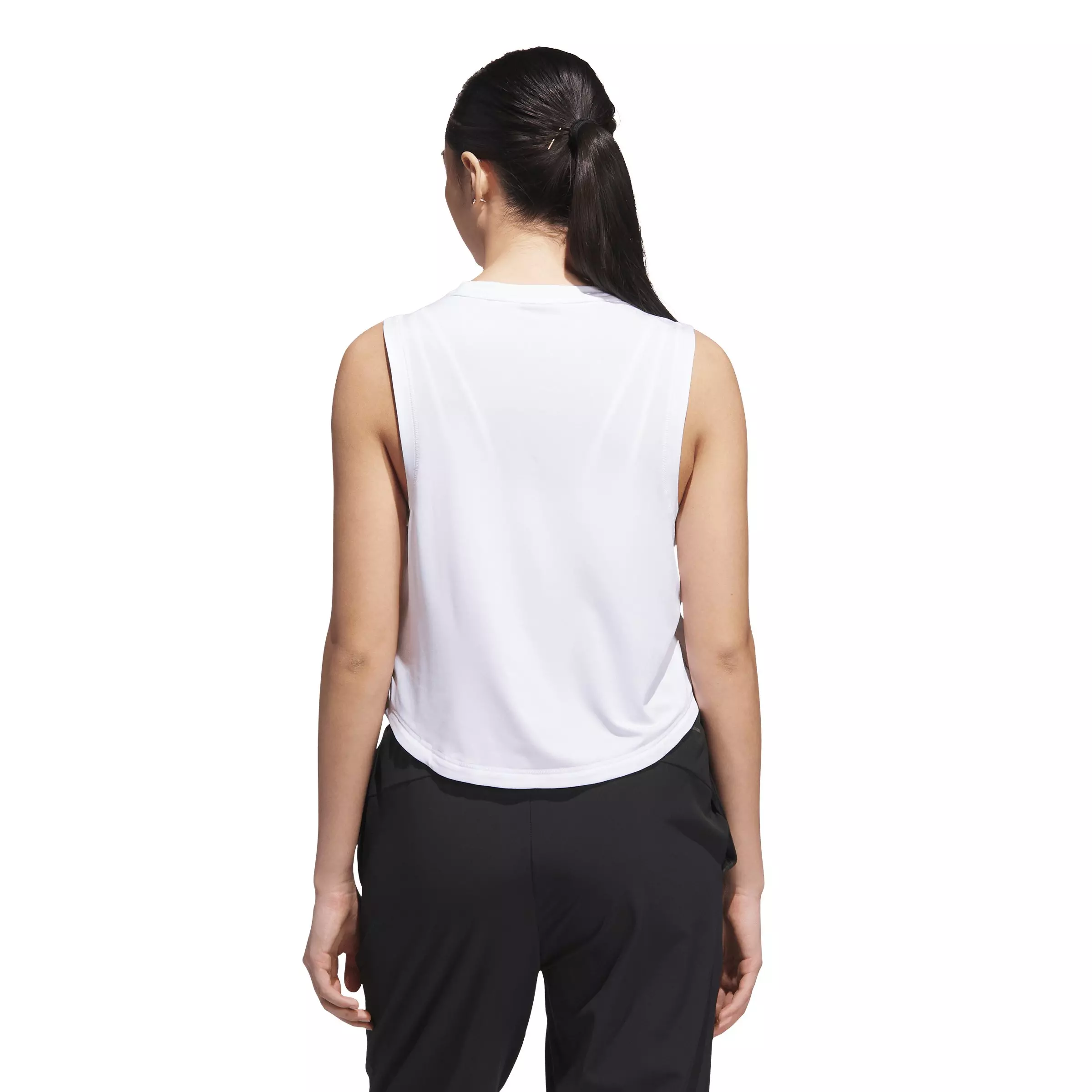 adidas Women's Designed for Train Workout Tank Top - White - WHITE