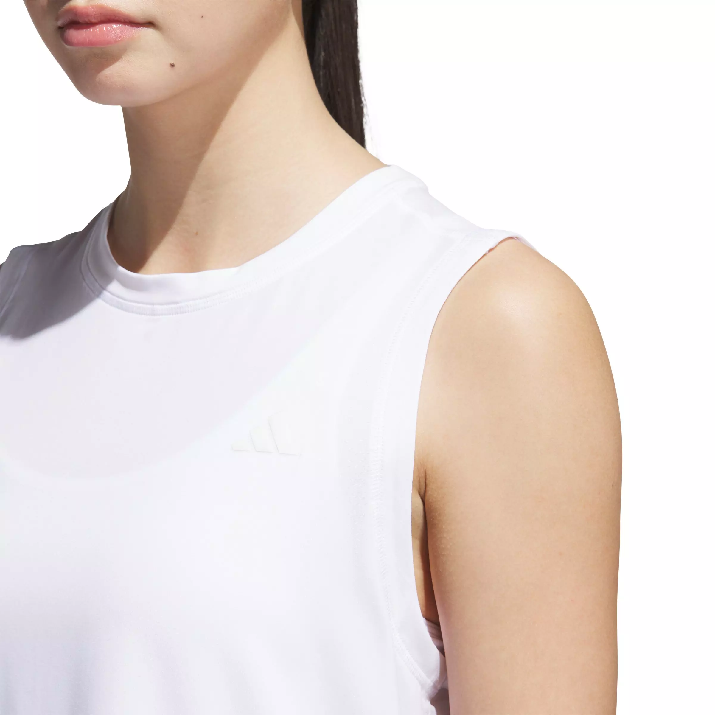 adidas Women's Designed for Train Workout Tank Top - White - WHITE