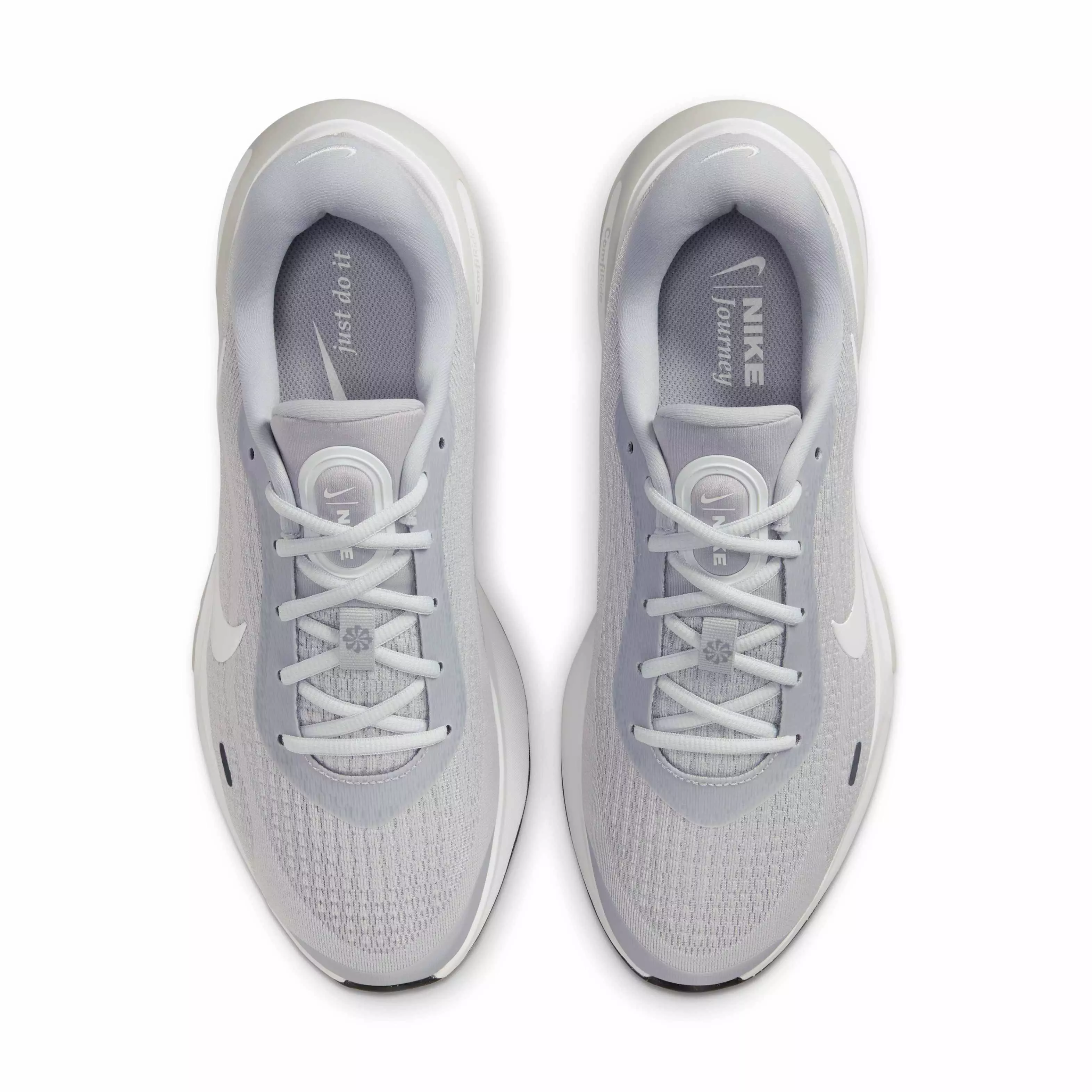 Nike Journey Run "Wolf Grey/Pure Platinum/Cool Grey/White" Men's Running Shoe - GREY/PLATINUM/GREY/WHITE