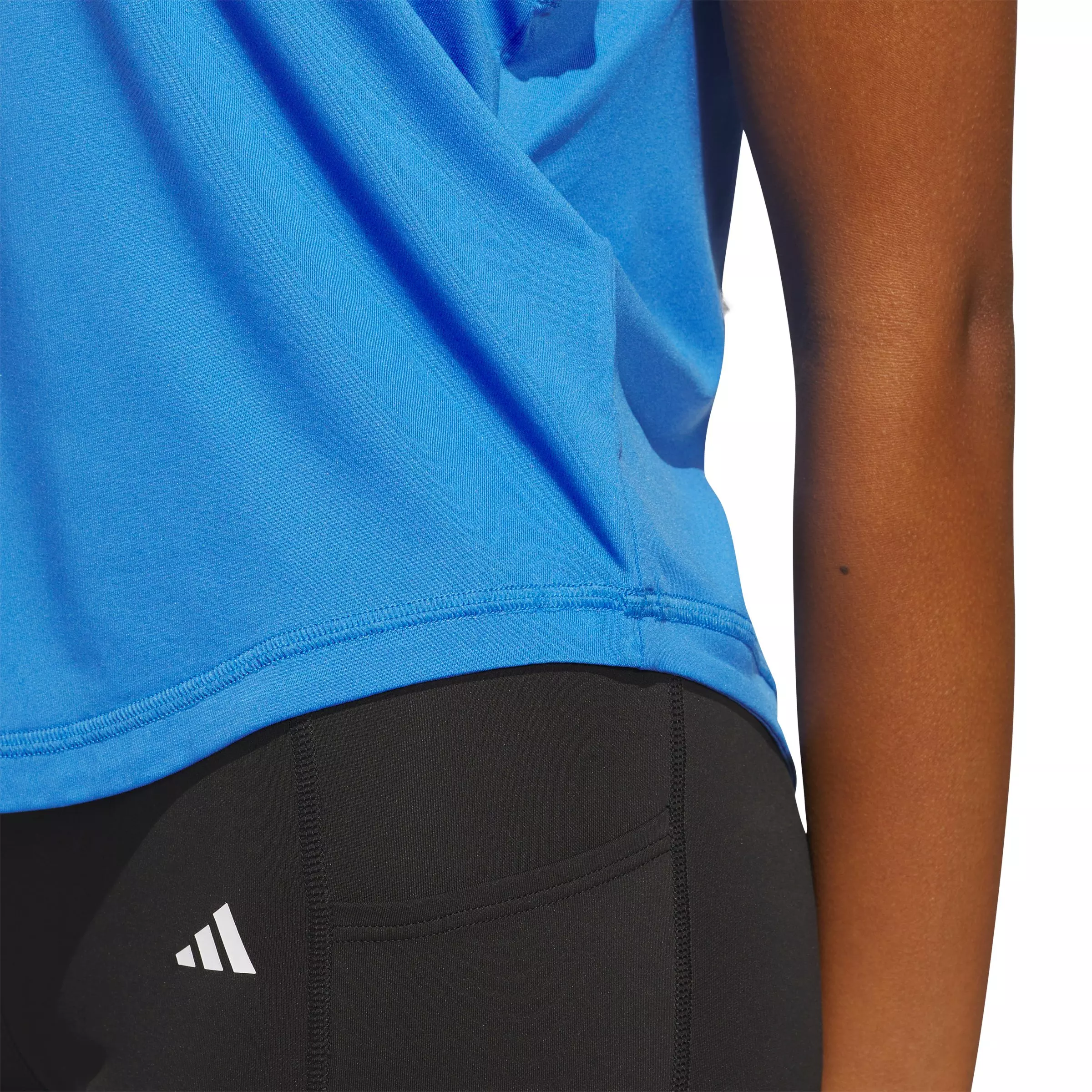 adidas Women's Designed for Train Workout Tank Top - Blue - BLUE