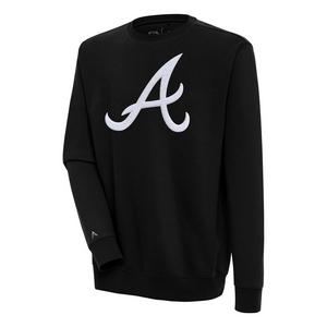 Antigua Men's Atlanta Braves Chest Logo Victory Crew