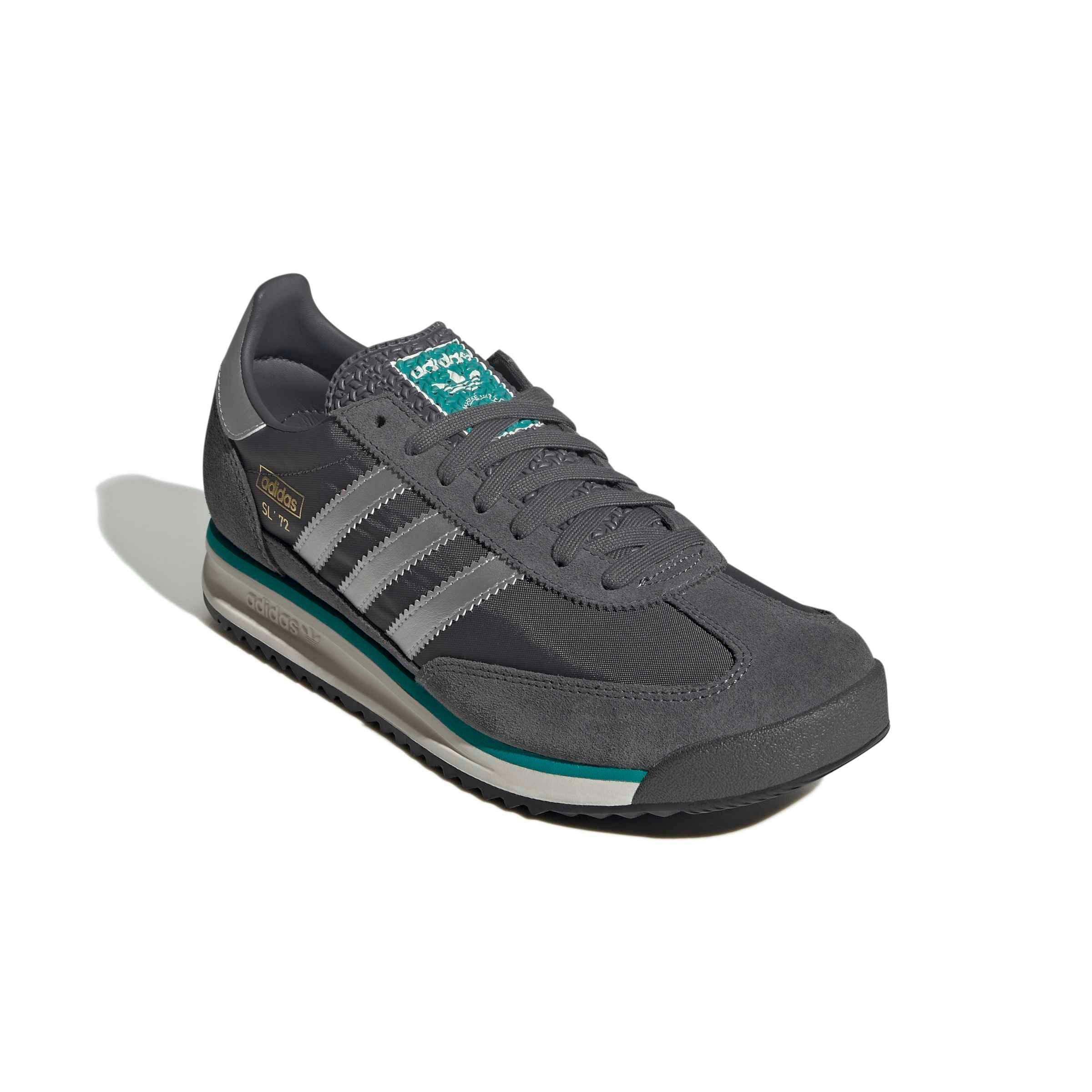 adidas Originals SL 72 RS "Grey Five/Silver Metallic/Off White" Men's Shoe - GREY/SILVER/OFF WHITE Thumbnail View 3