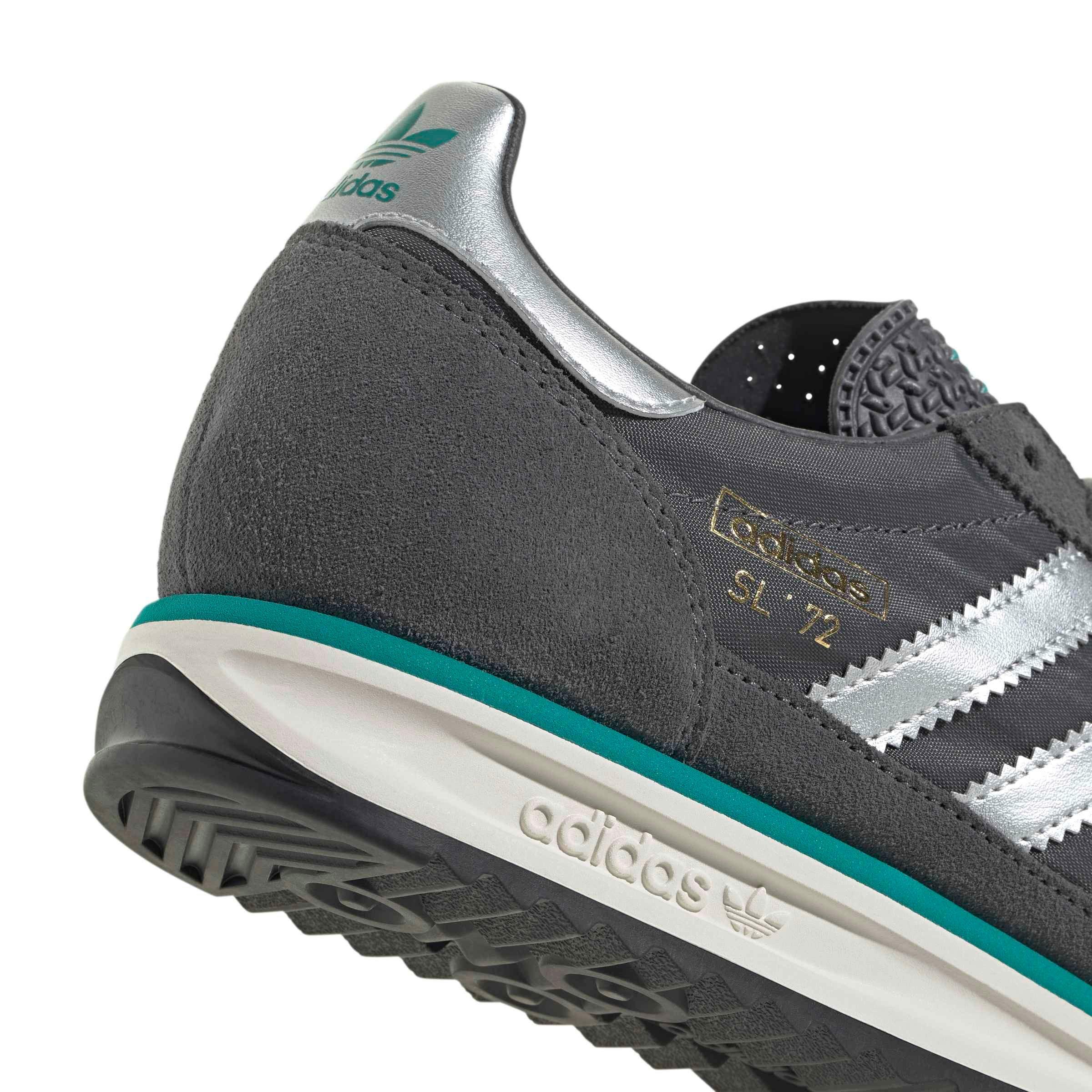 adidas Originals SL 72 RS "Grey Five/Silver Metallic/Off White" Men's Shoe - GREY/SILVER/OFF WHITE Thumbnail View 6