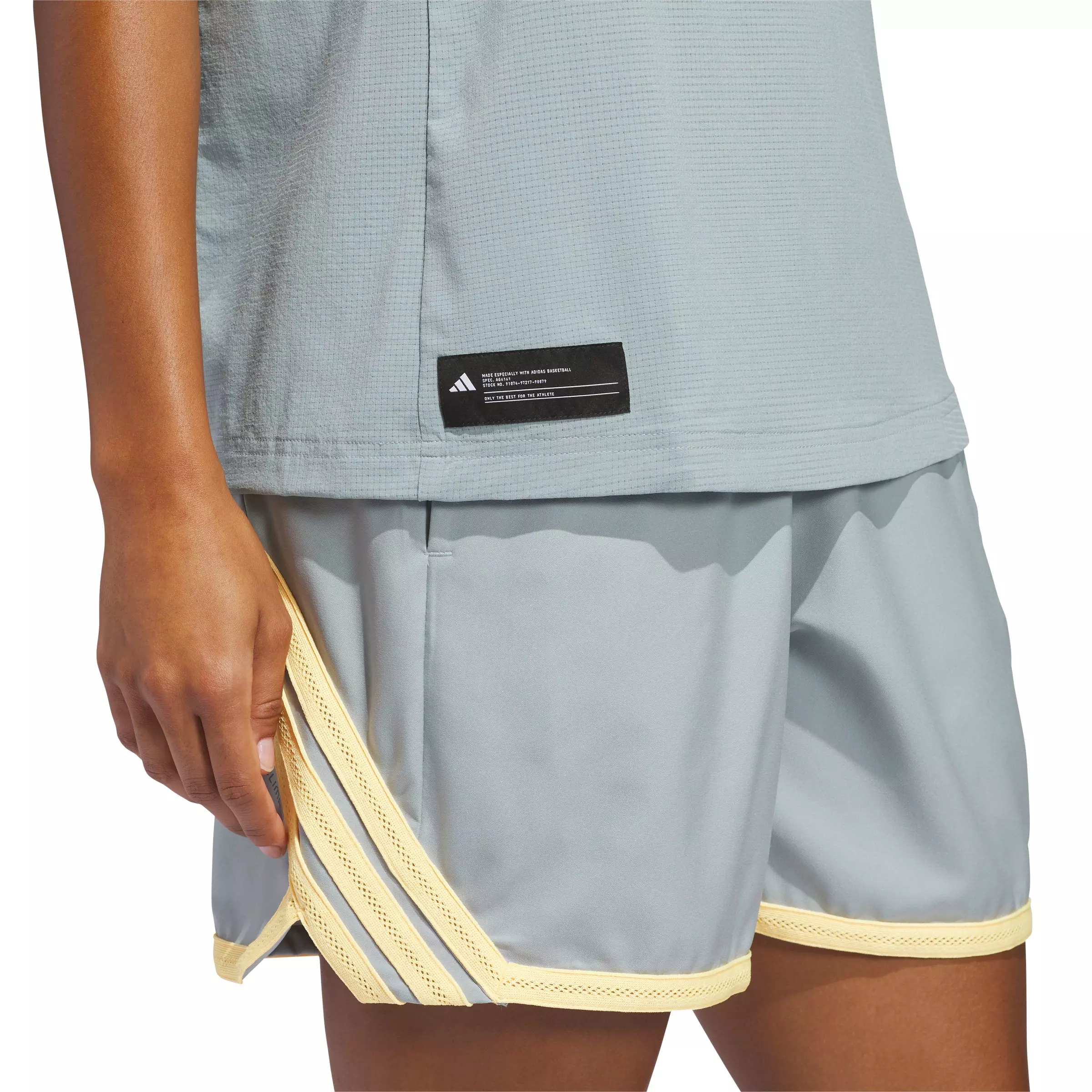 adidas Women's Select Woven Tank Top - Sage Green - SAGE GREEN