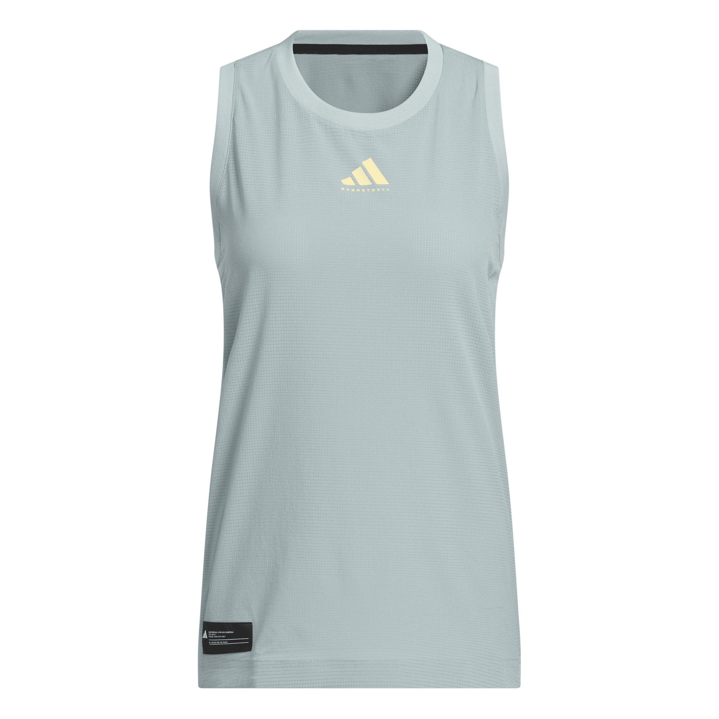 adidas Women's Select Woven Tank Top - Sage Green - SAGE GREEN Thumbnail View 6