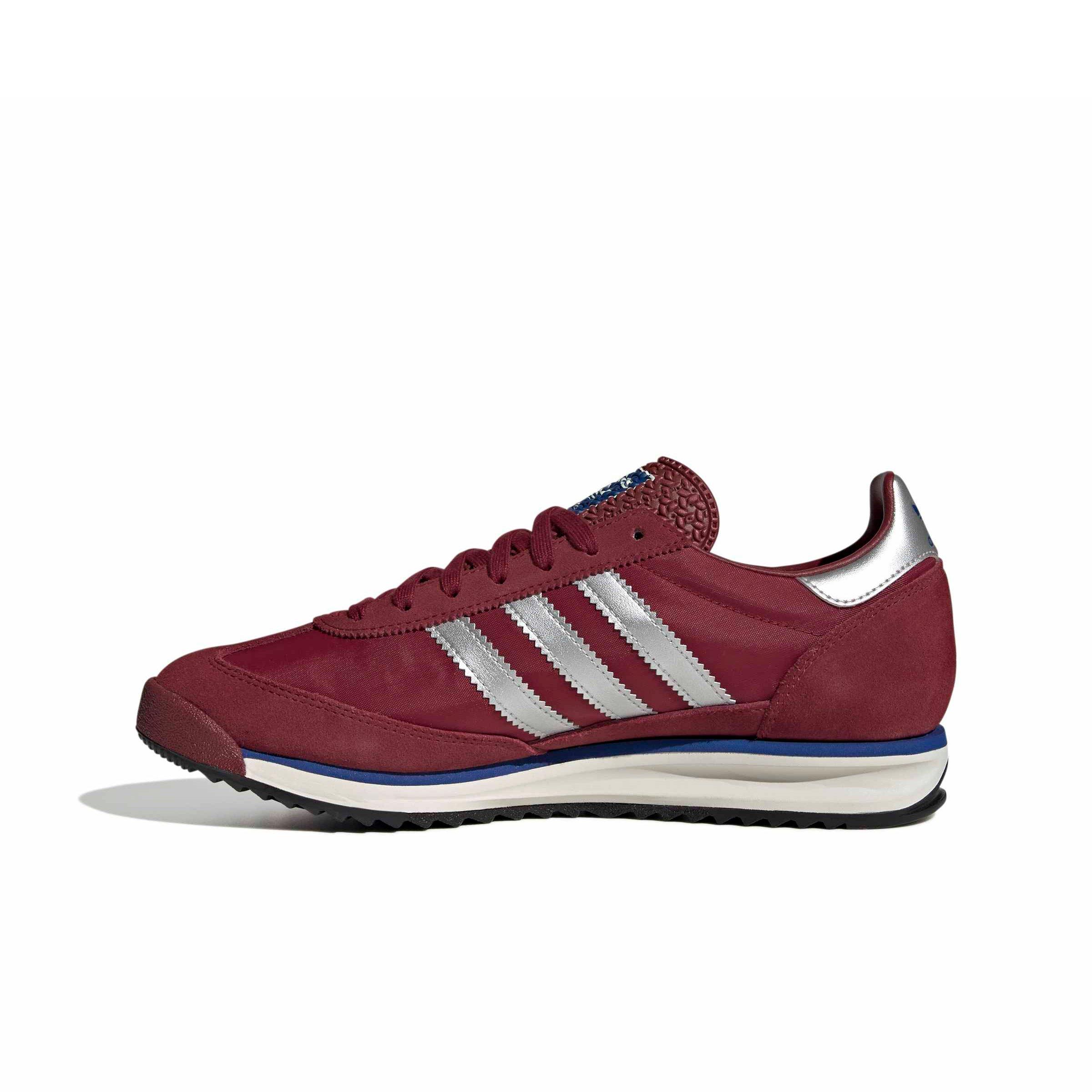 adidas Originals SL 72 RS "Noble Maroon/Silver Metallic/Off White" Men's Shoe - MAROON/SILVER/OFF WHITE Thumbnail View 2