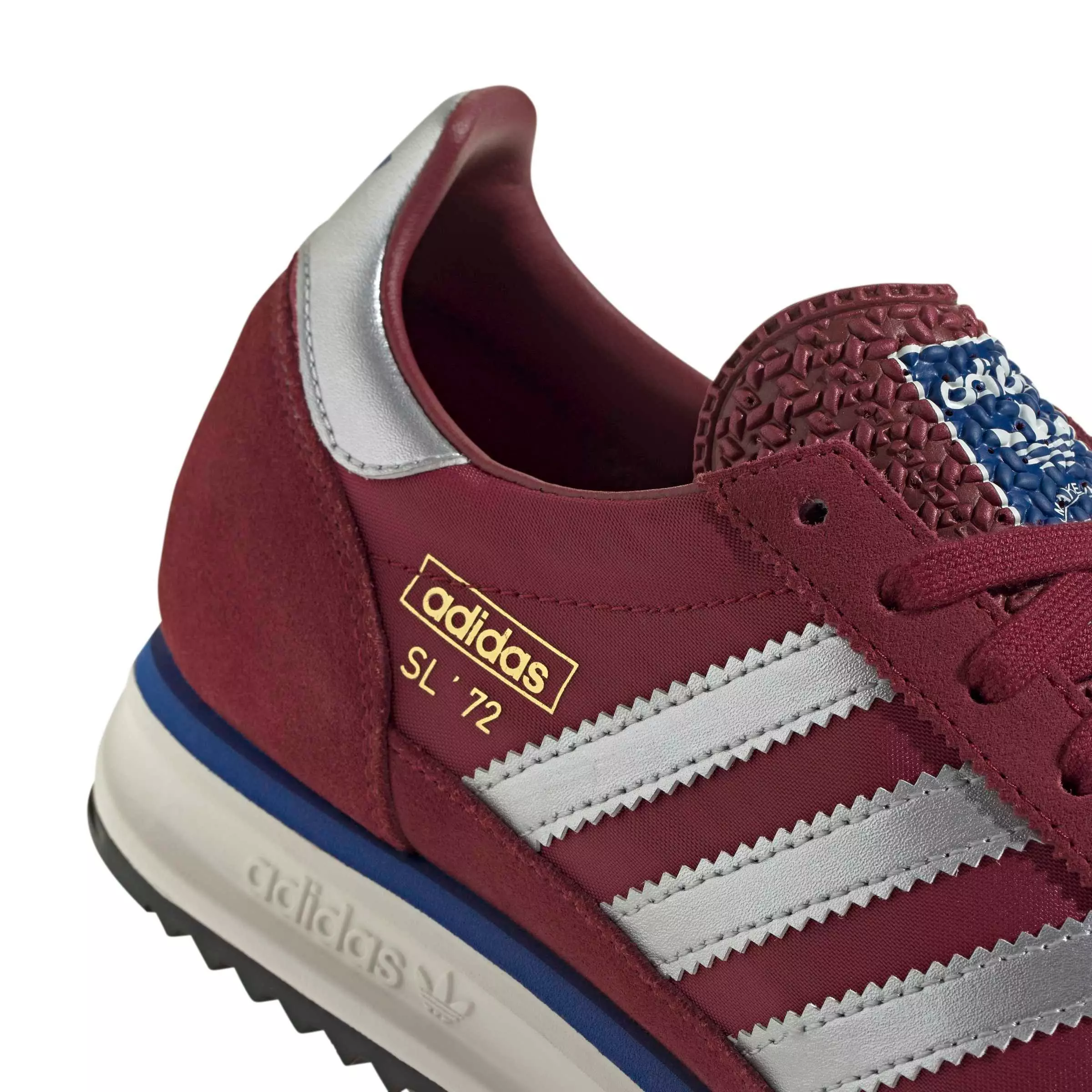 adidas Originals SL 72 RS "Noble Maroon/Silver Metallic/Off White" Men's Shoe - MAROON/SILVER/OFF WHITE