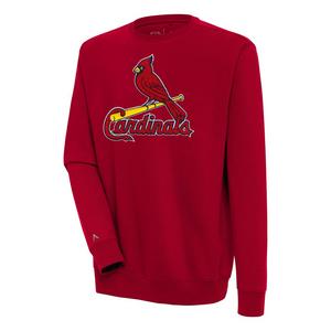 Antigua Men's St. Louis Cardinals Chest Logo Victory Crew