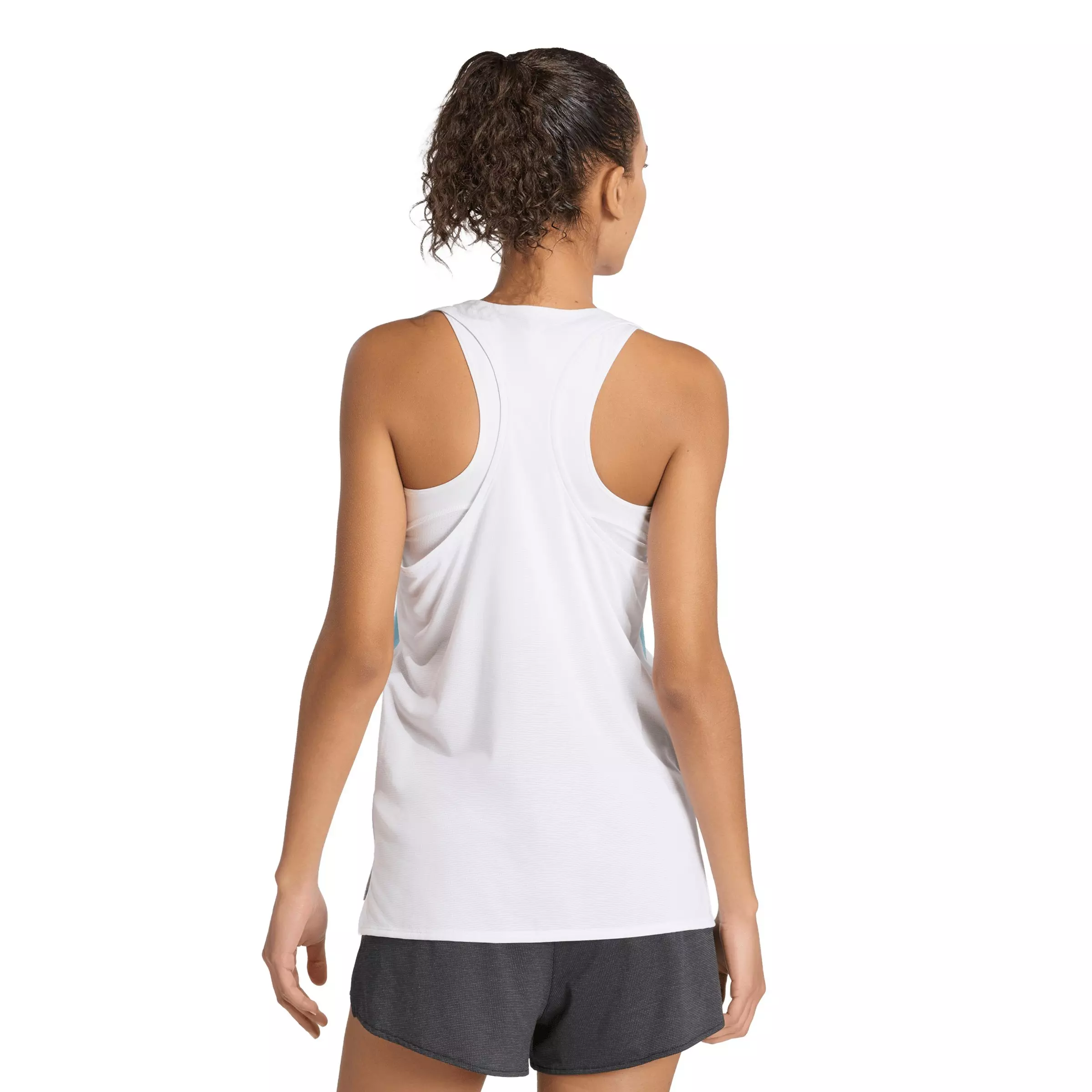 adidas Women's All-Time Classics Singlet - White/Blue - WHITE/BLUE