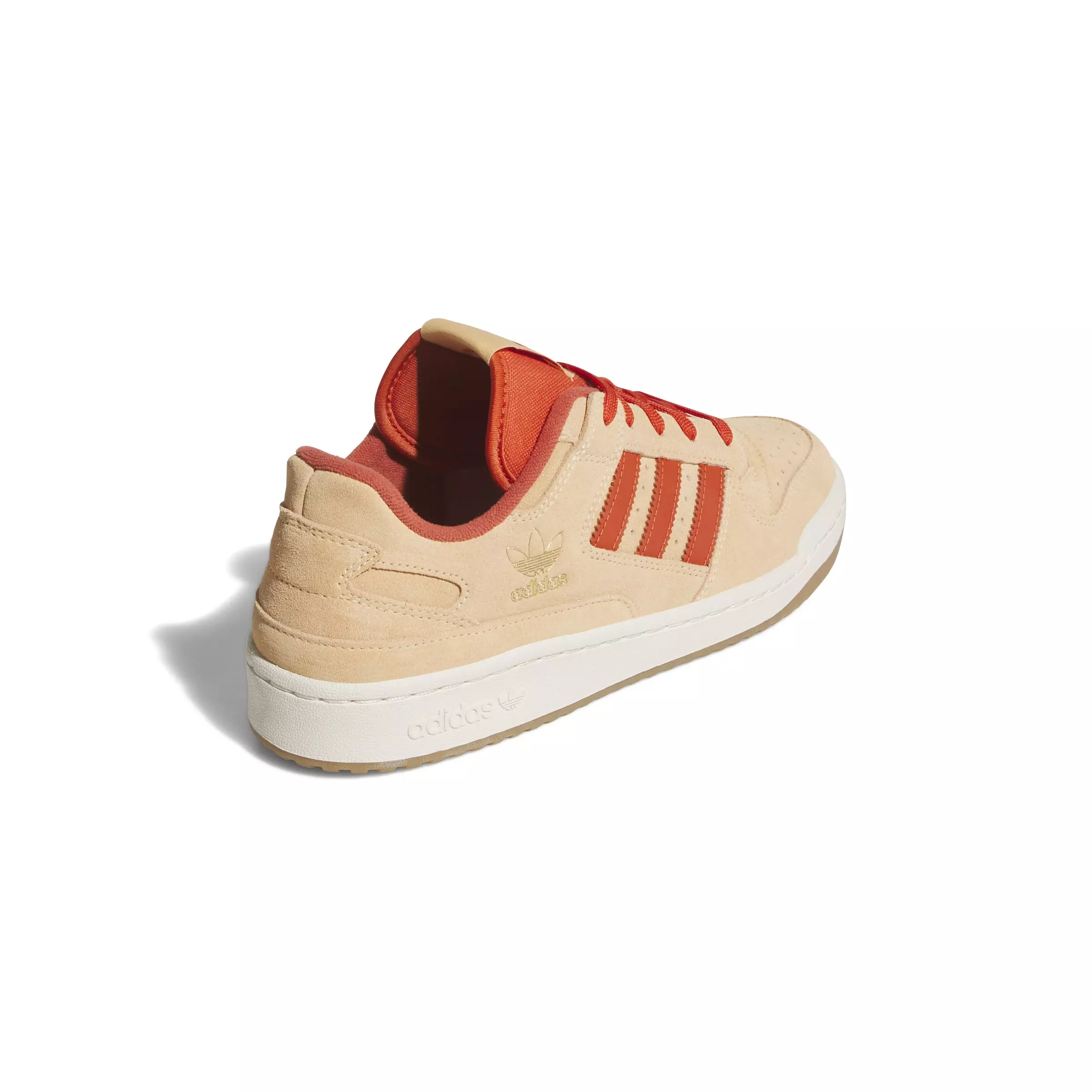 adidas Forum Low CL "Glow Orange/Preloved Red/Off White" Men's Shoe - ORANGE/RED/OFF WHITE