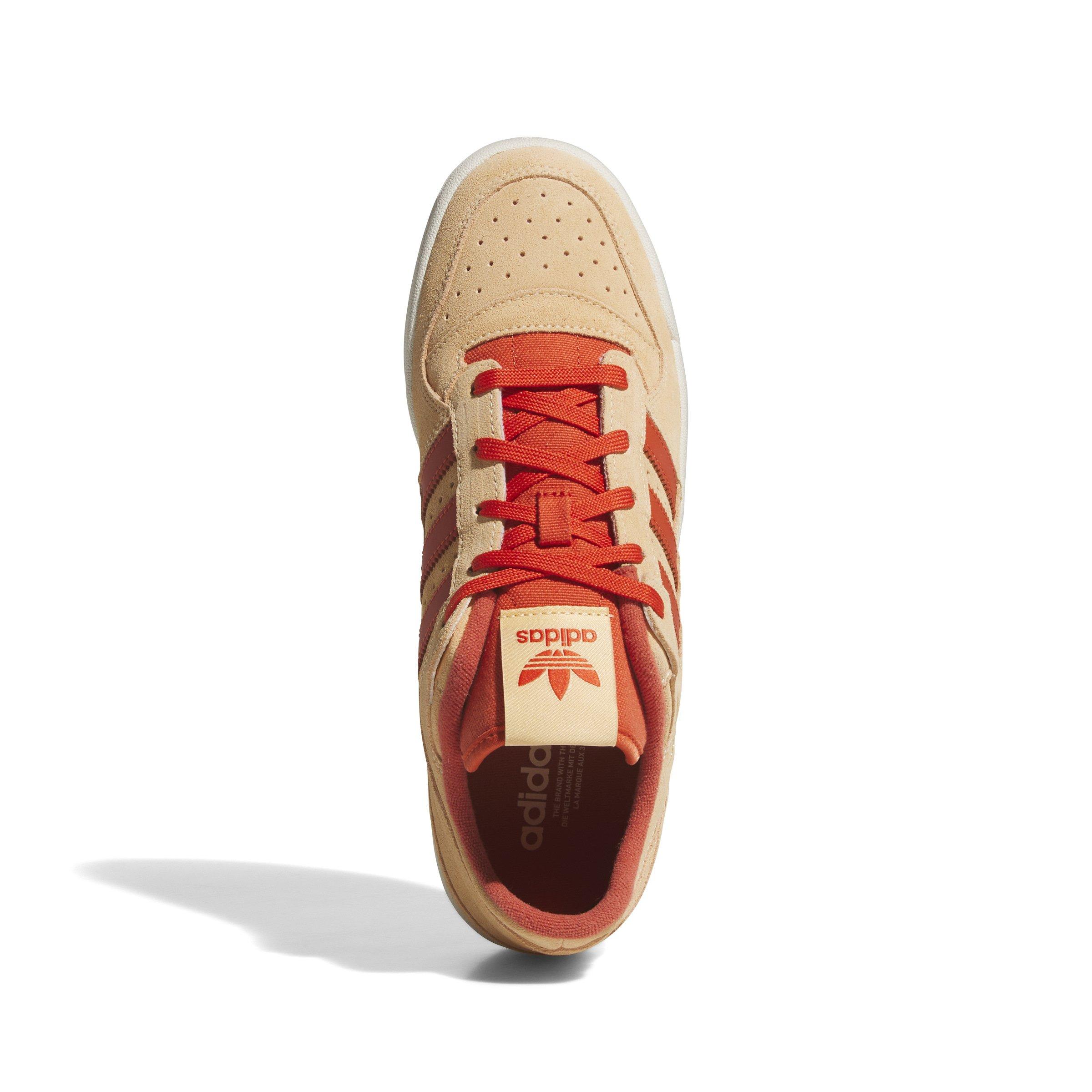adidas Forum Low CL "Glow Orange/Preloved Red/Off White" Men's Shoe - ORANGE/RED/OFF WHITE Thumbnail View 5