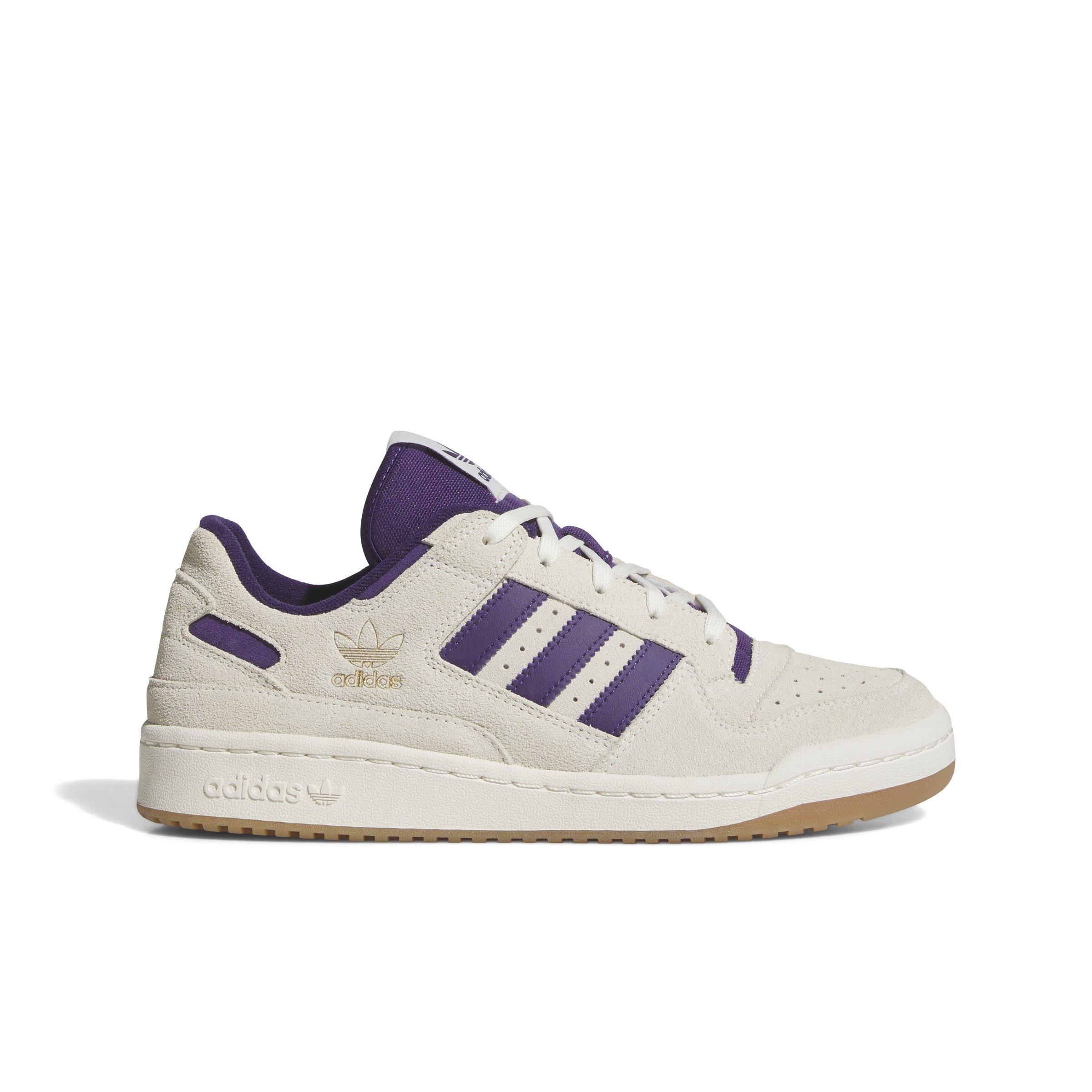 adidas Forum Low CL "Off White/Violet/Gum M2" Men's Shoe - OFF WHITE/VIOLET/GUM Thumbnail View 1