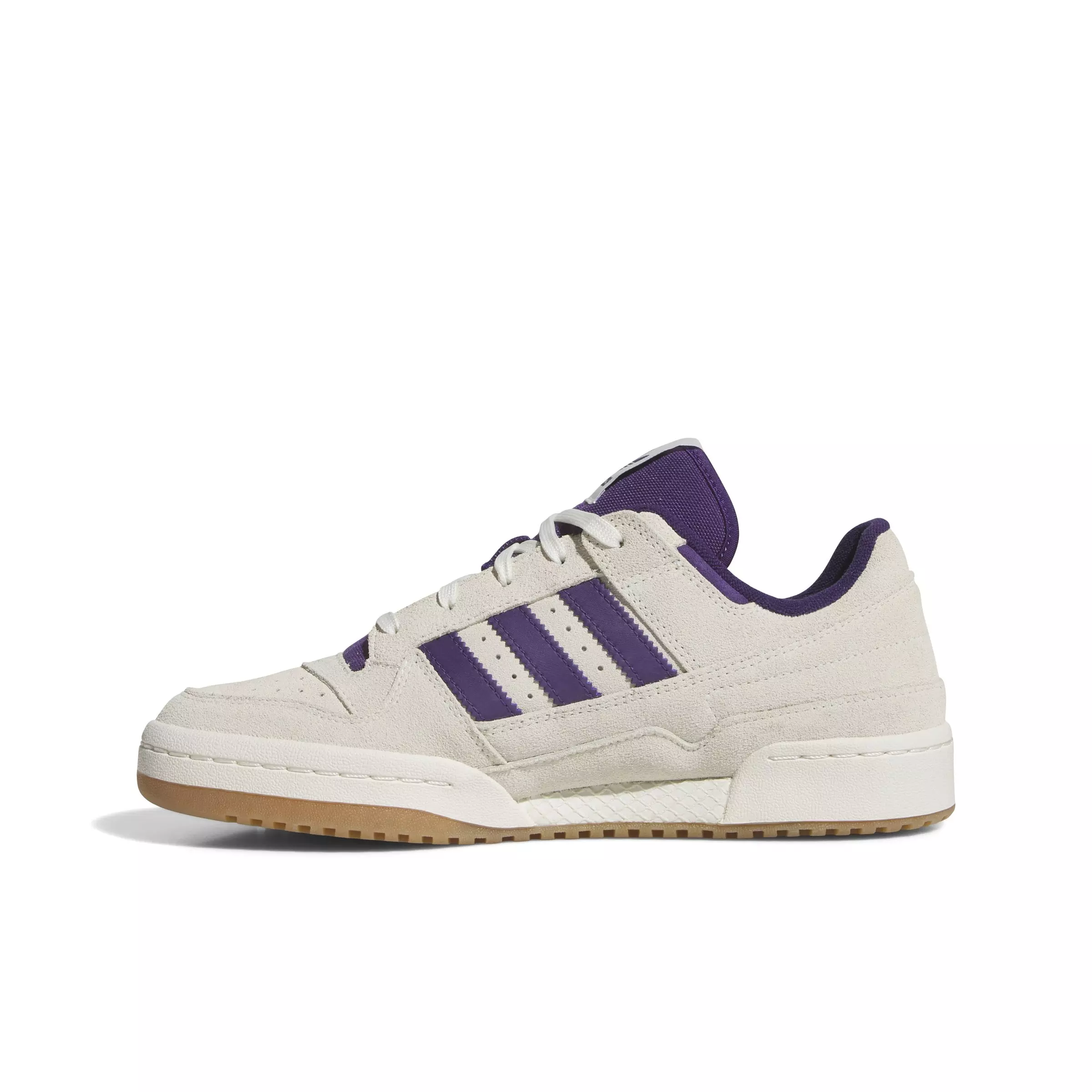 adidas Forum Low CL "Off White/Violet/Gum M2" Men's Shoe - OFF WHITE/VIOLET/GUM