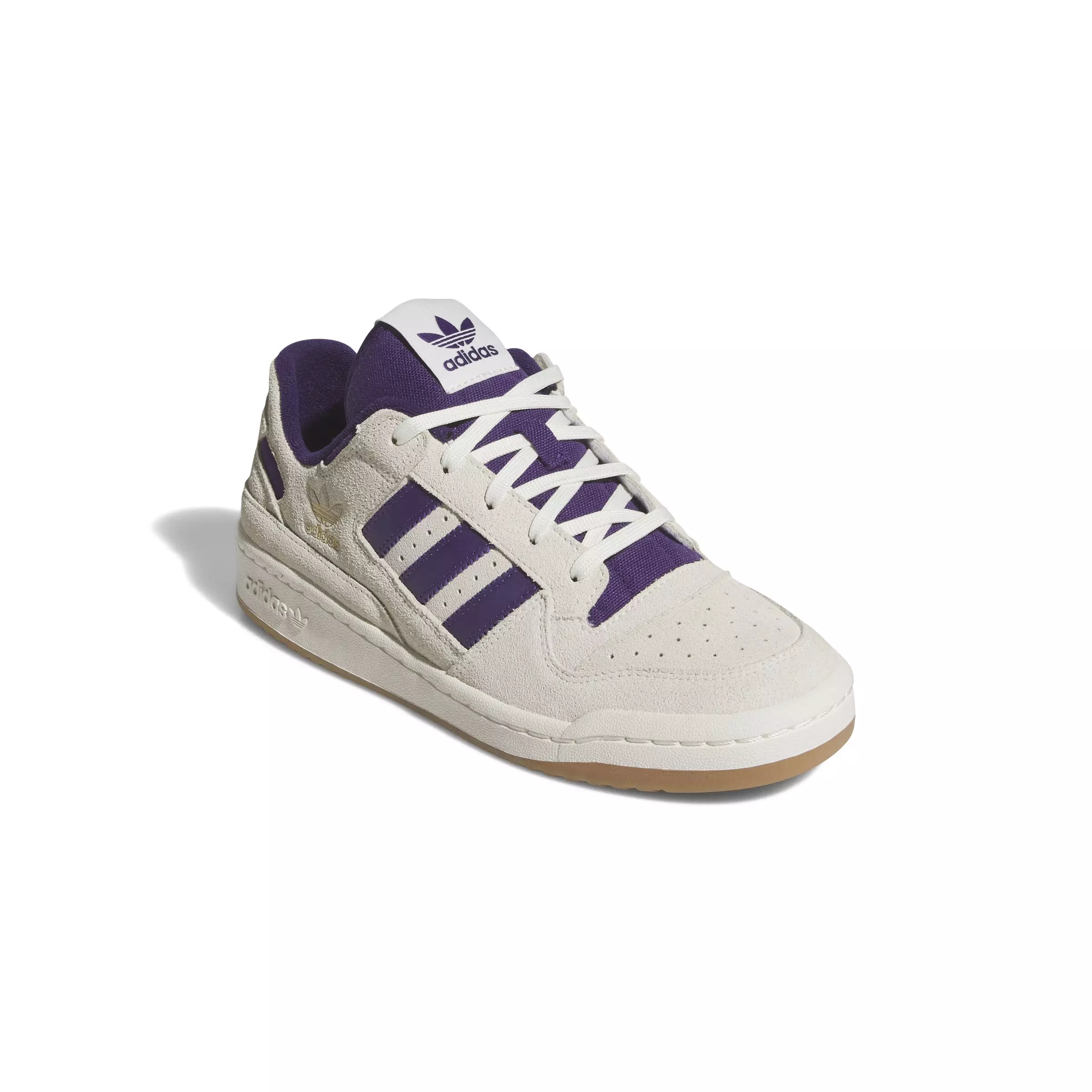 adidas Forum Low CL "Off White/Violet/Gum M2" Men's Shoe - OFF WHITE/VIOLET/GUM