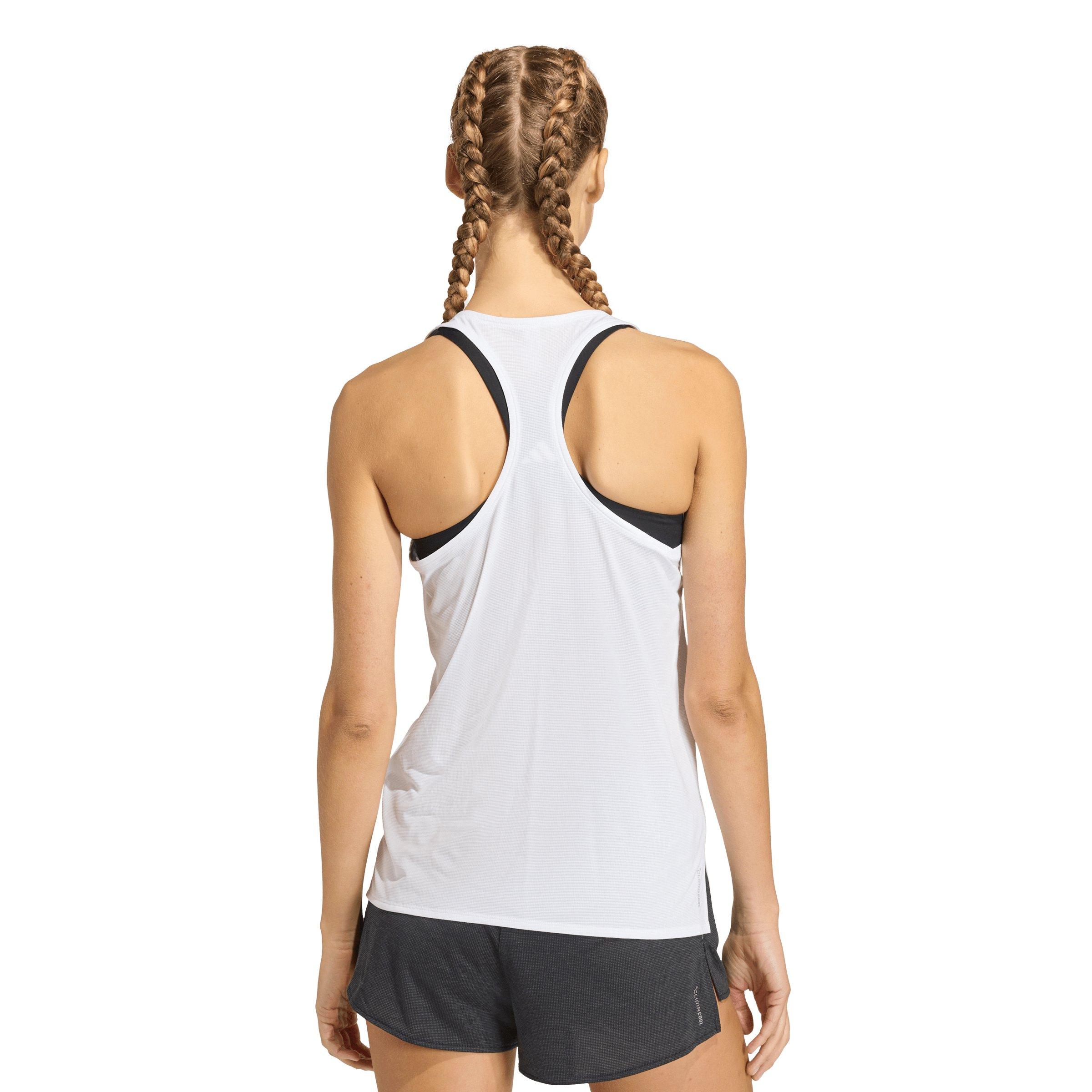 adidas Women's All-Time Classics Singlet - White/Black - WHITE/BLACK Thumbnail View 2