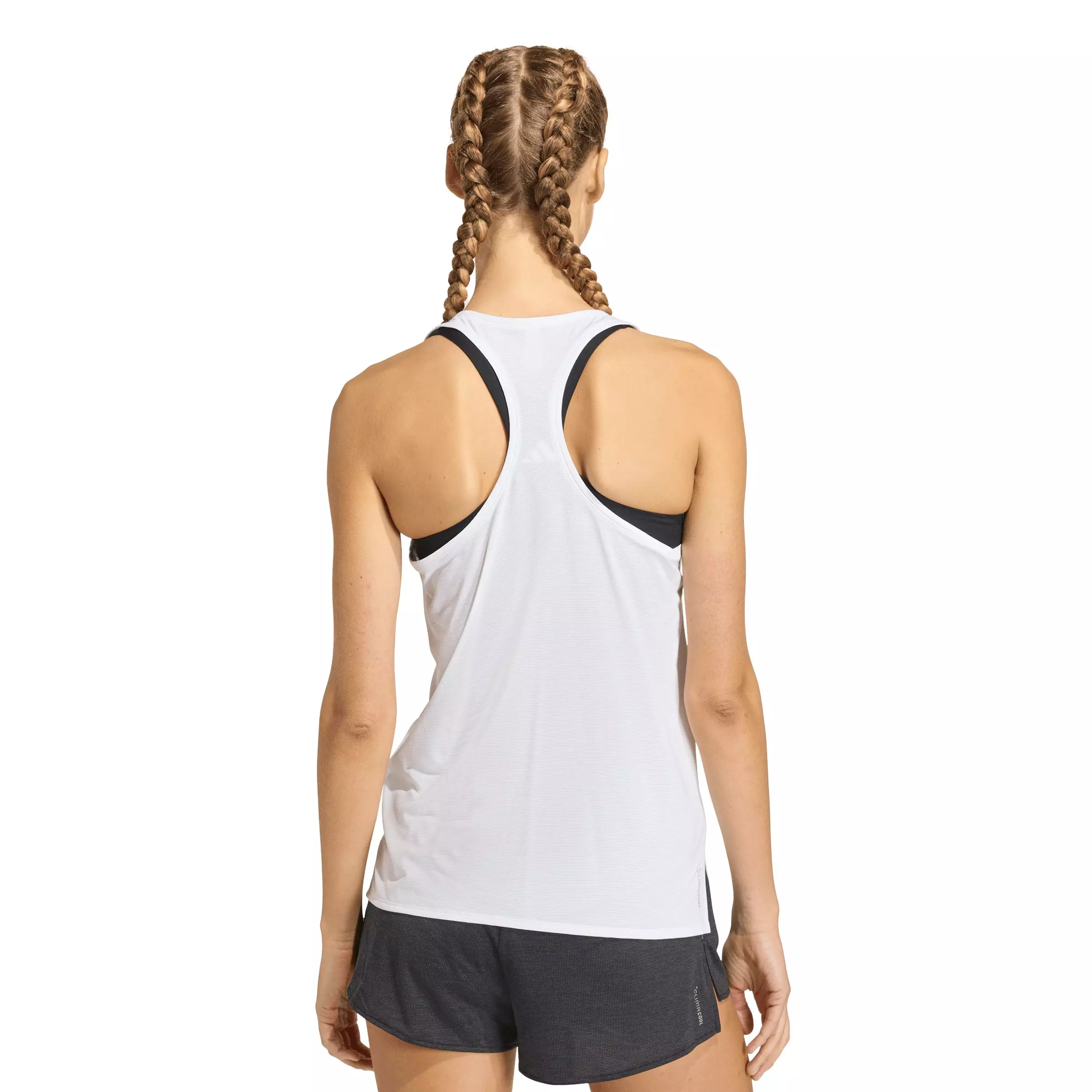 adidas Women's All-Time Classics Singlet - White/Black - WHITE/BLACK