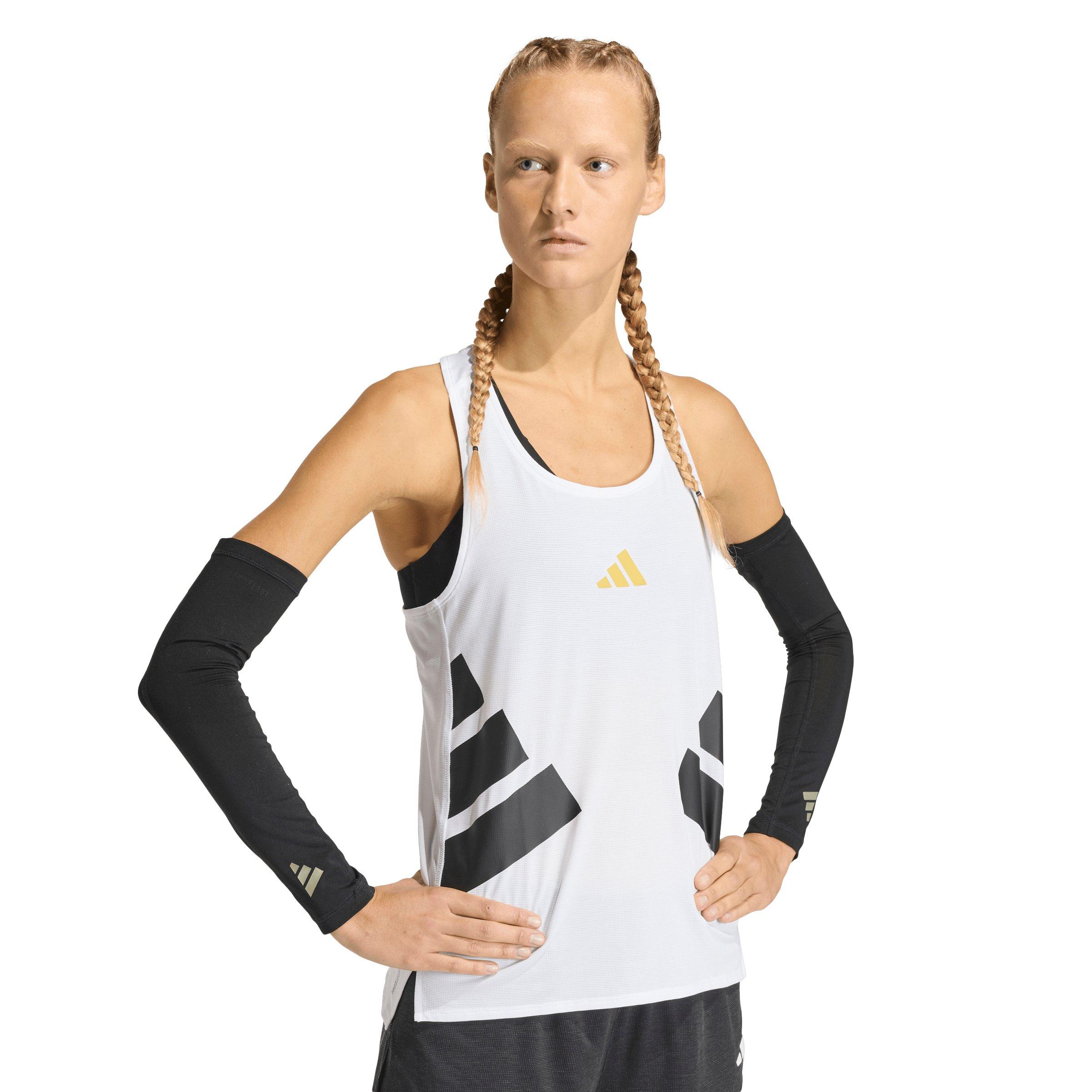adidas Women's All-Time Classics Singlet - White/Black - WHITE/BLACK Thumbnail View 3