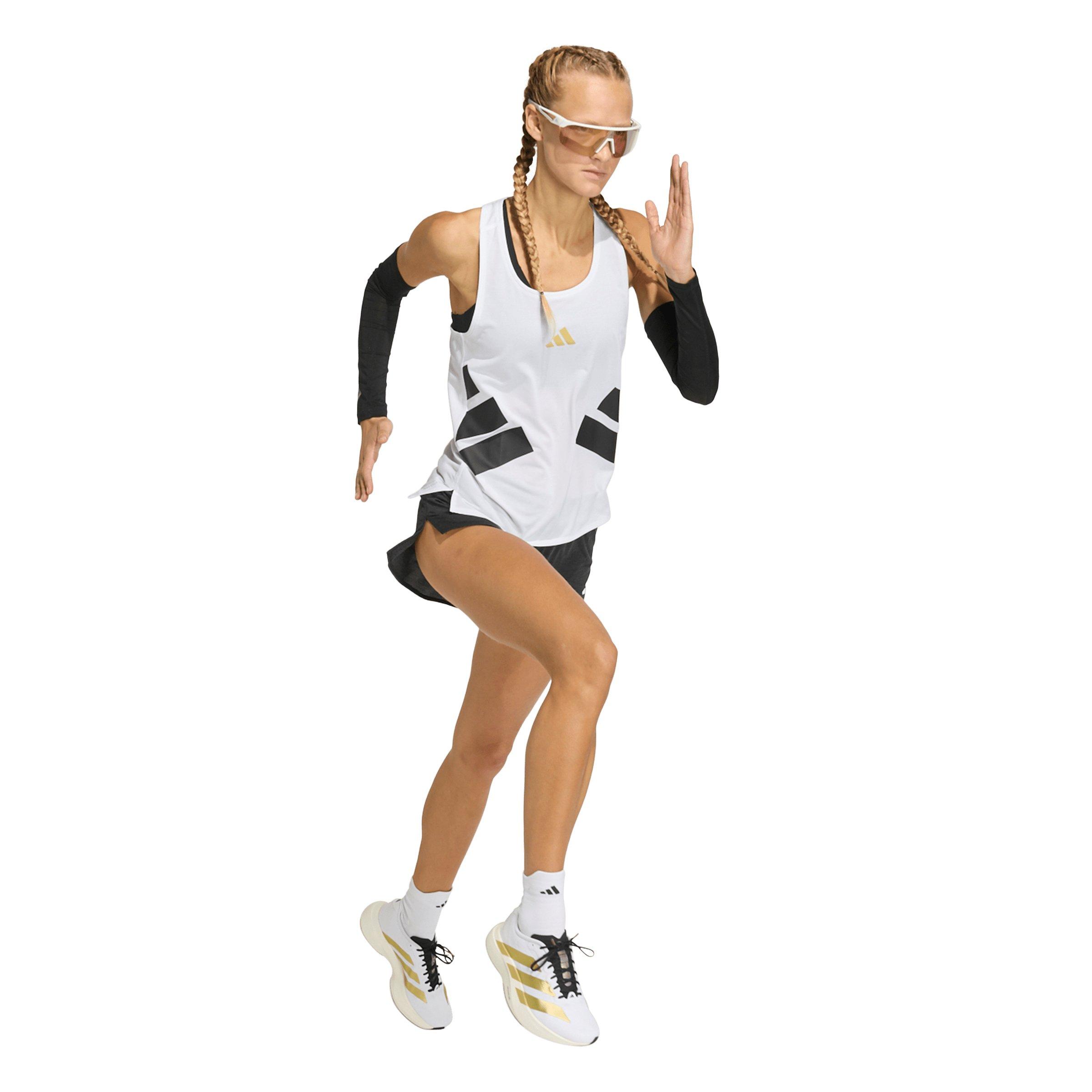 adidas Women's All-Time Classics Singlet - White/Black - WHITE/BLACK Thumbnail View 5