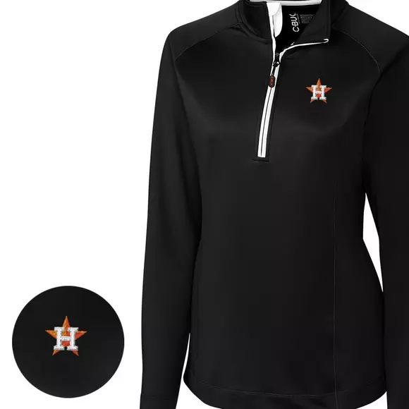 Cutter & Buck Women's Houston Astros Jackson Half-Zip Jacket