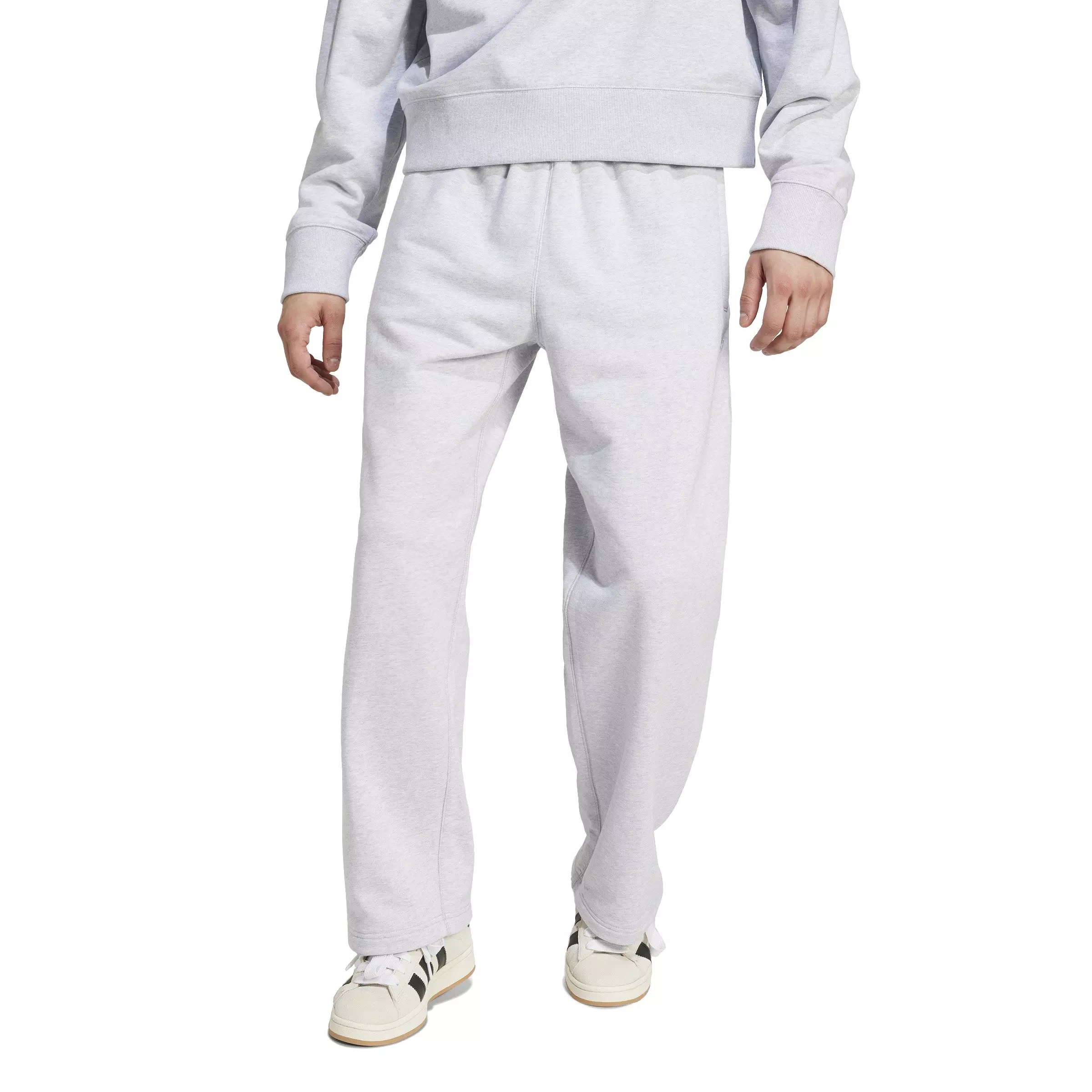 adidas Originals Men's Premium Essentials Open Hem Joggers -Grey - GREY