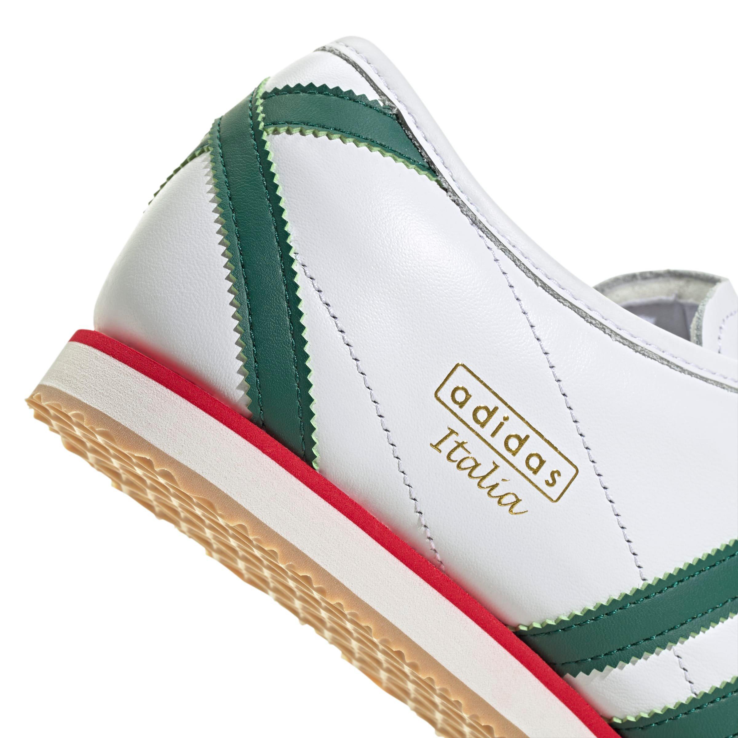 adidas Originals Italia 70s "Ftwr White/Collegiate Green/Gum 3" Men's Shoe - WHITE/GREEN/GUM Thumbnail View 5