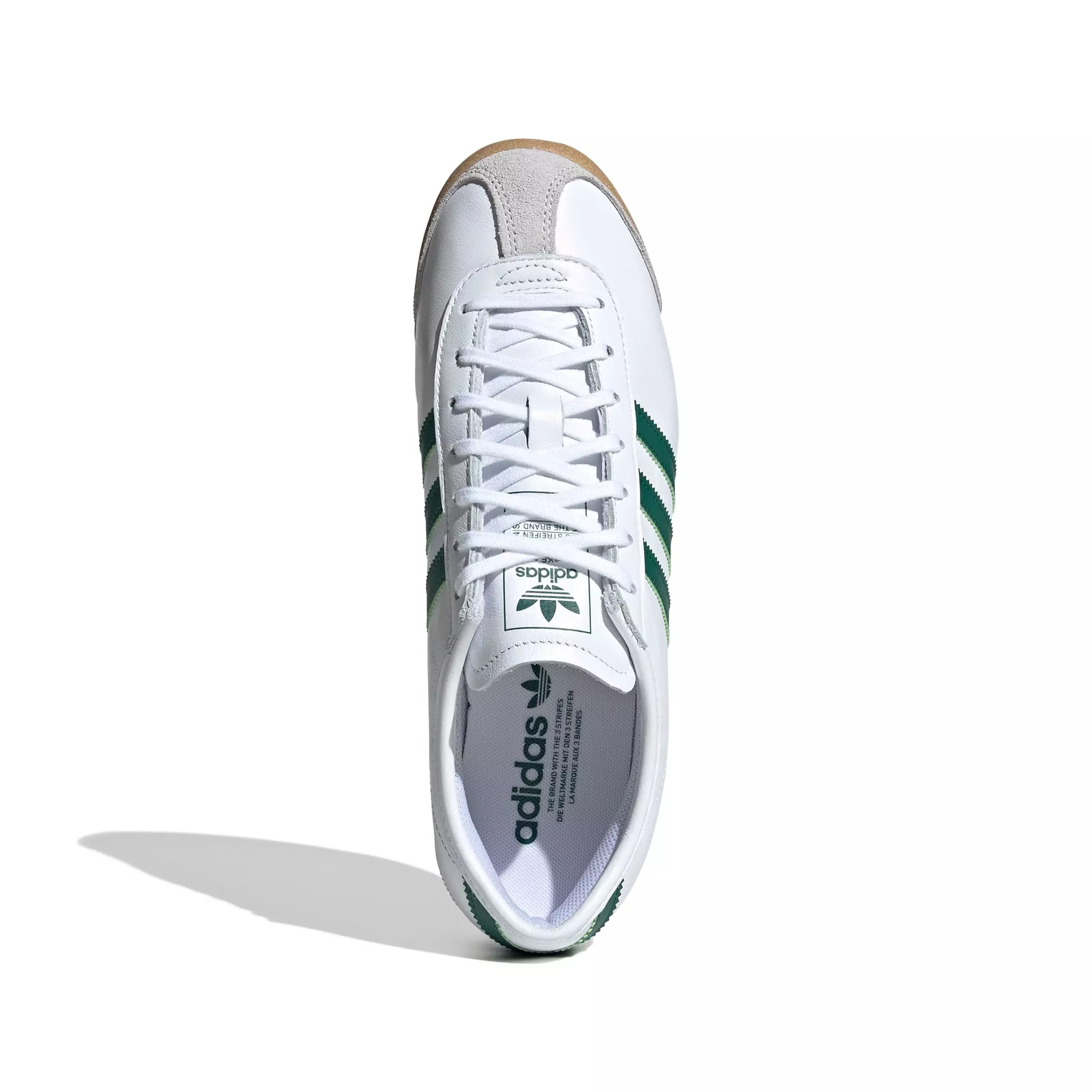 adidas Originals Italia 70s "Ftwr White/Collegiate Green/Gum 3" Men's Shoe - WHITE/GREEN/GUM