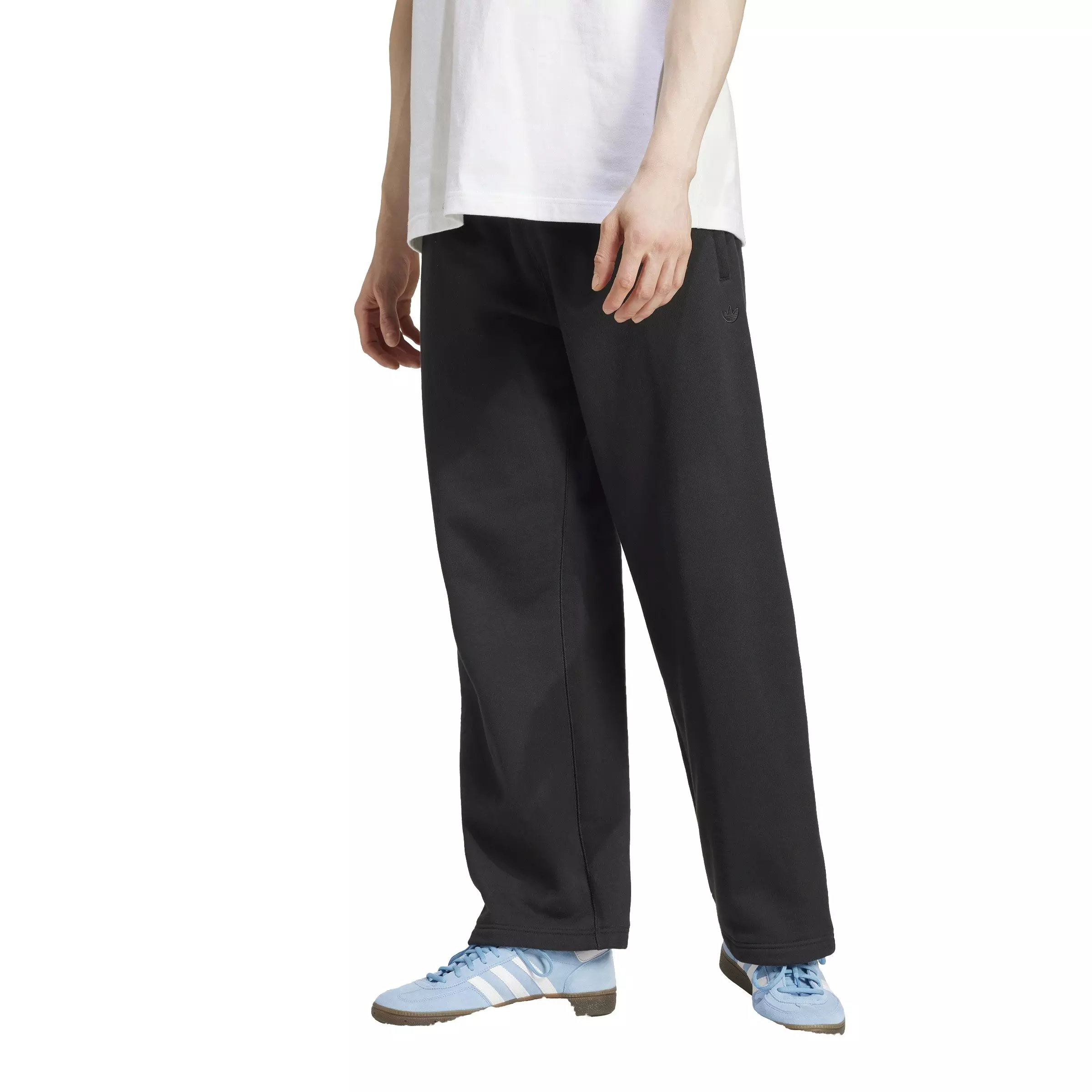 adidas Originals Men's Premium Essentials Open Hem Joggers -Black - BLACK