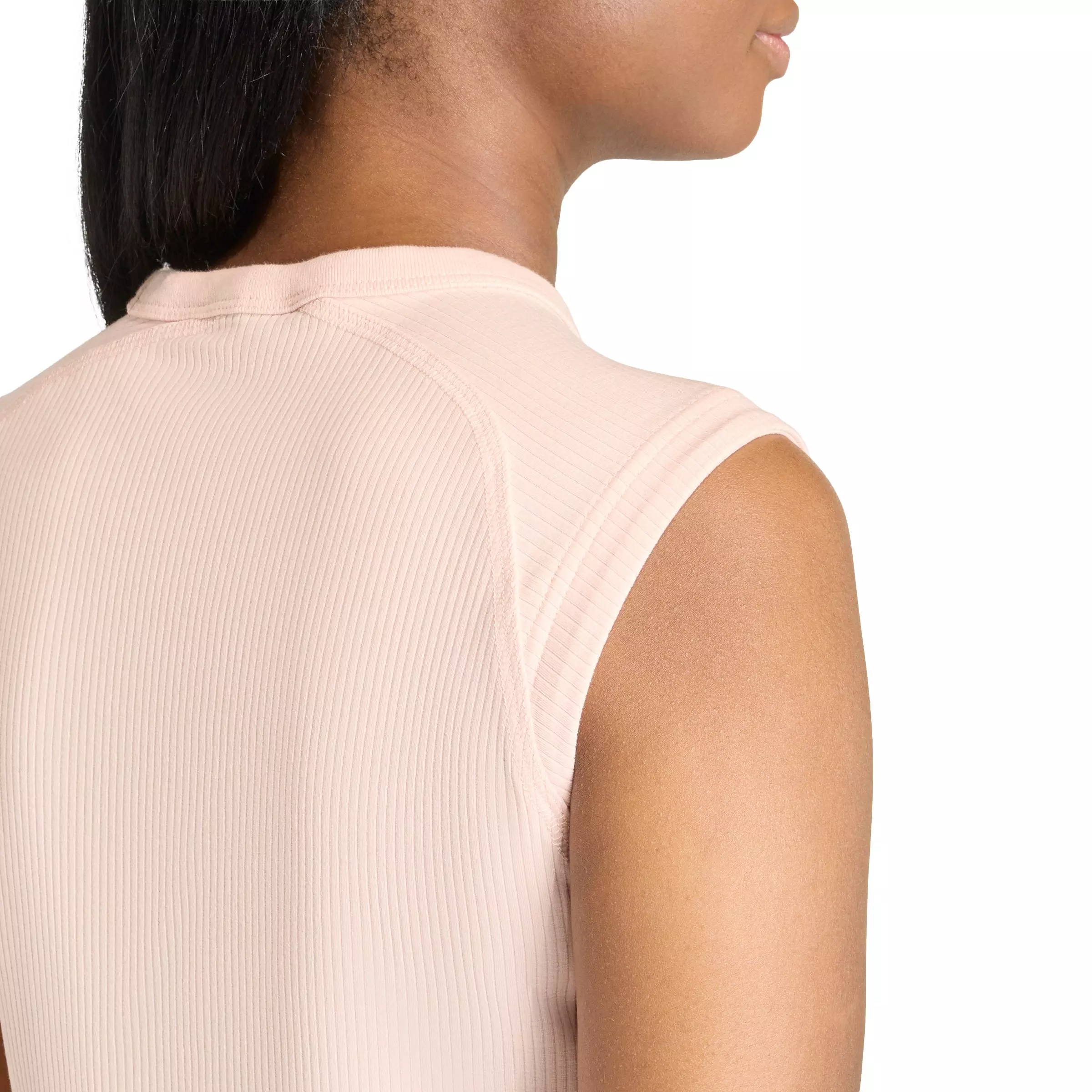 adidas Women's ALL SZN Rib Tank Top - Light Pink - LIGHT PINK