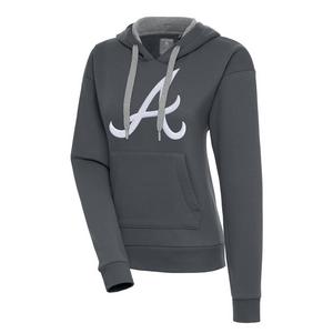 Antigua Women's Atlanta Braves Victory Pullover Hoodie