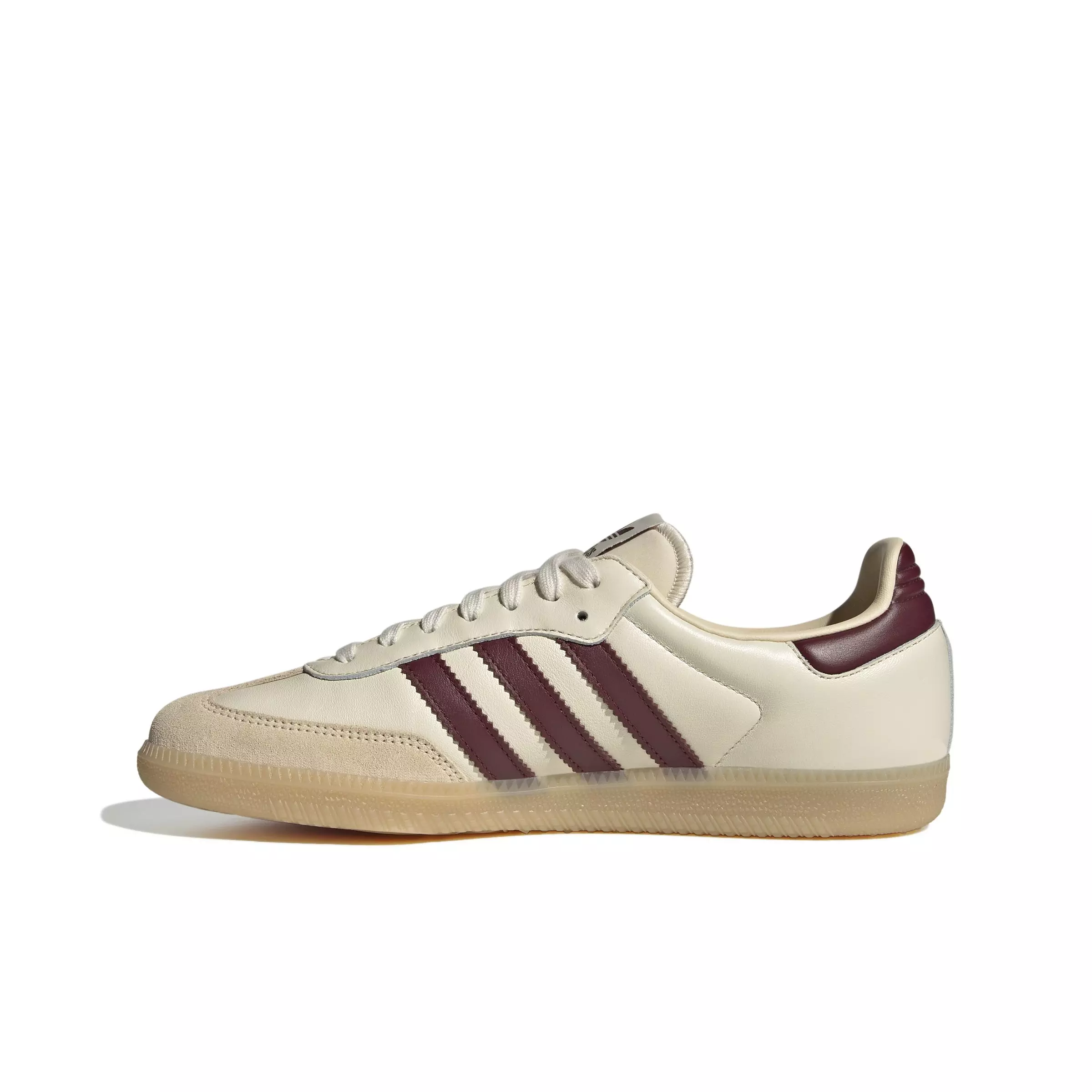 adidas Originals Samba OG "Wonder White/Shadow Red/Gum 3" Men's Shoe - WHITE/RED/GUM