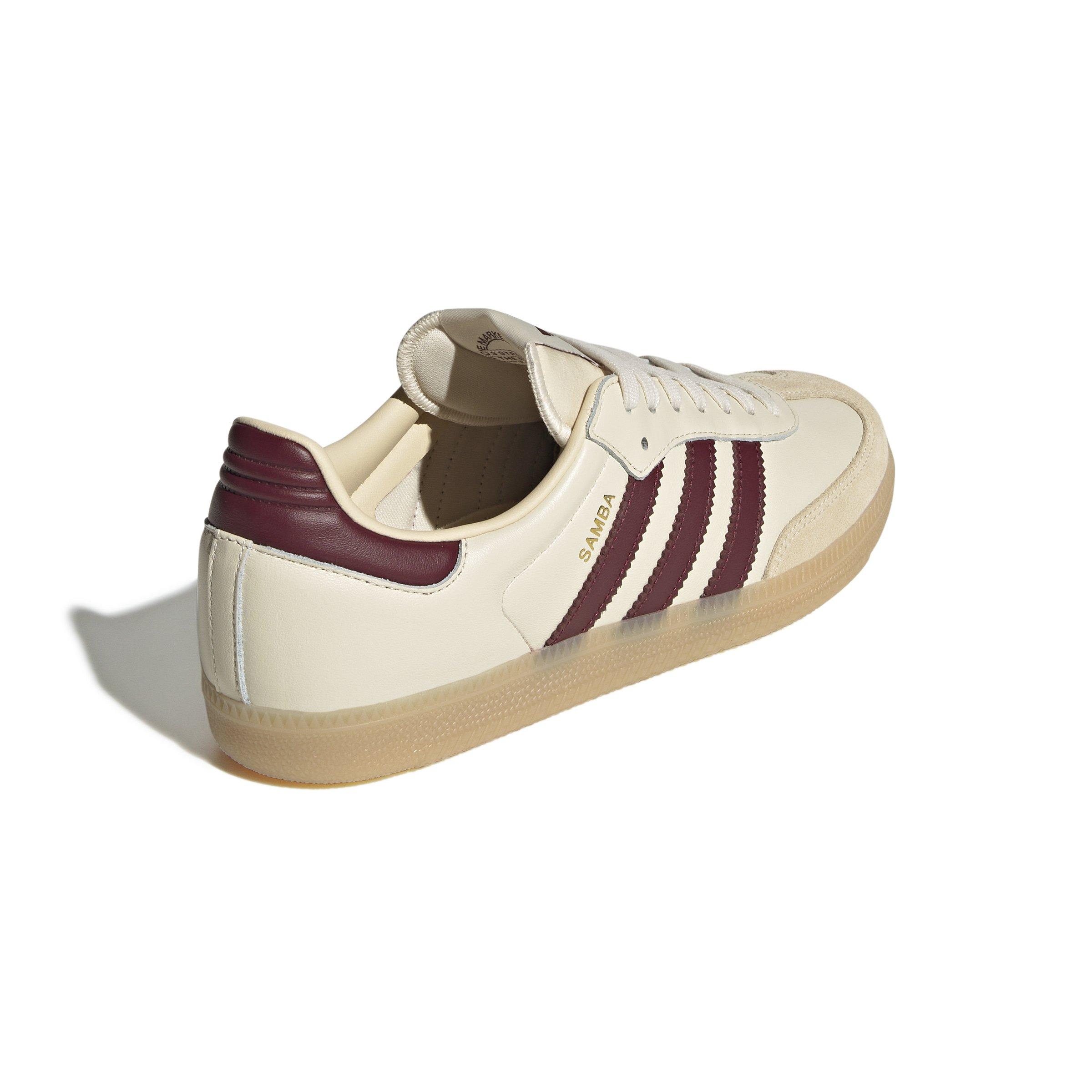 adidas Originals Samba OG "Wonder White/Shadow Red/Gum 3" Men's Shoe - WHITE/RED/GUM Thumbnail View 4