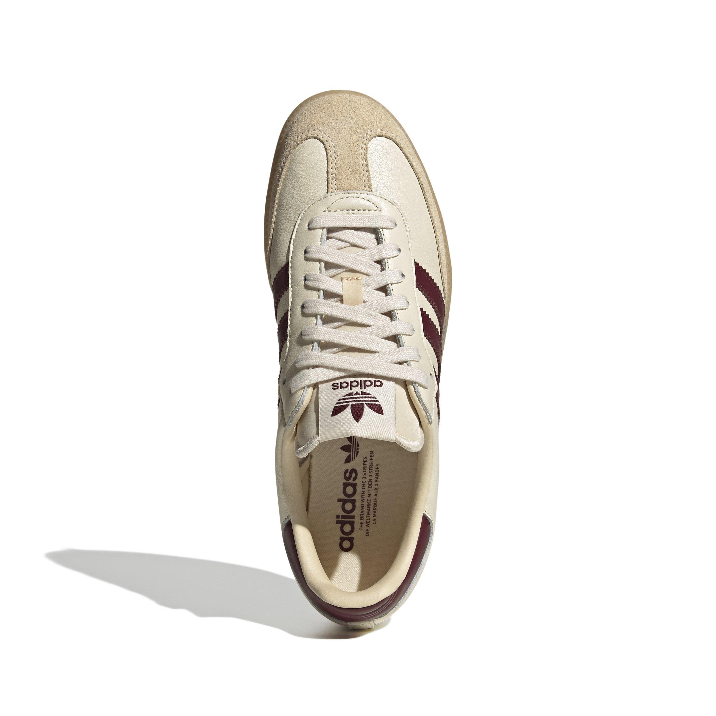 adidas Originals Samba OG "Wonder White/Shadow Red/Gum 3" Men's Shoe - WHITE/RED/GUM Thumbnail View 5