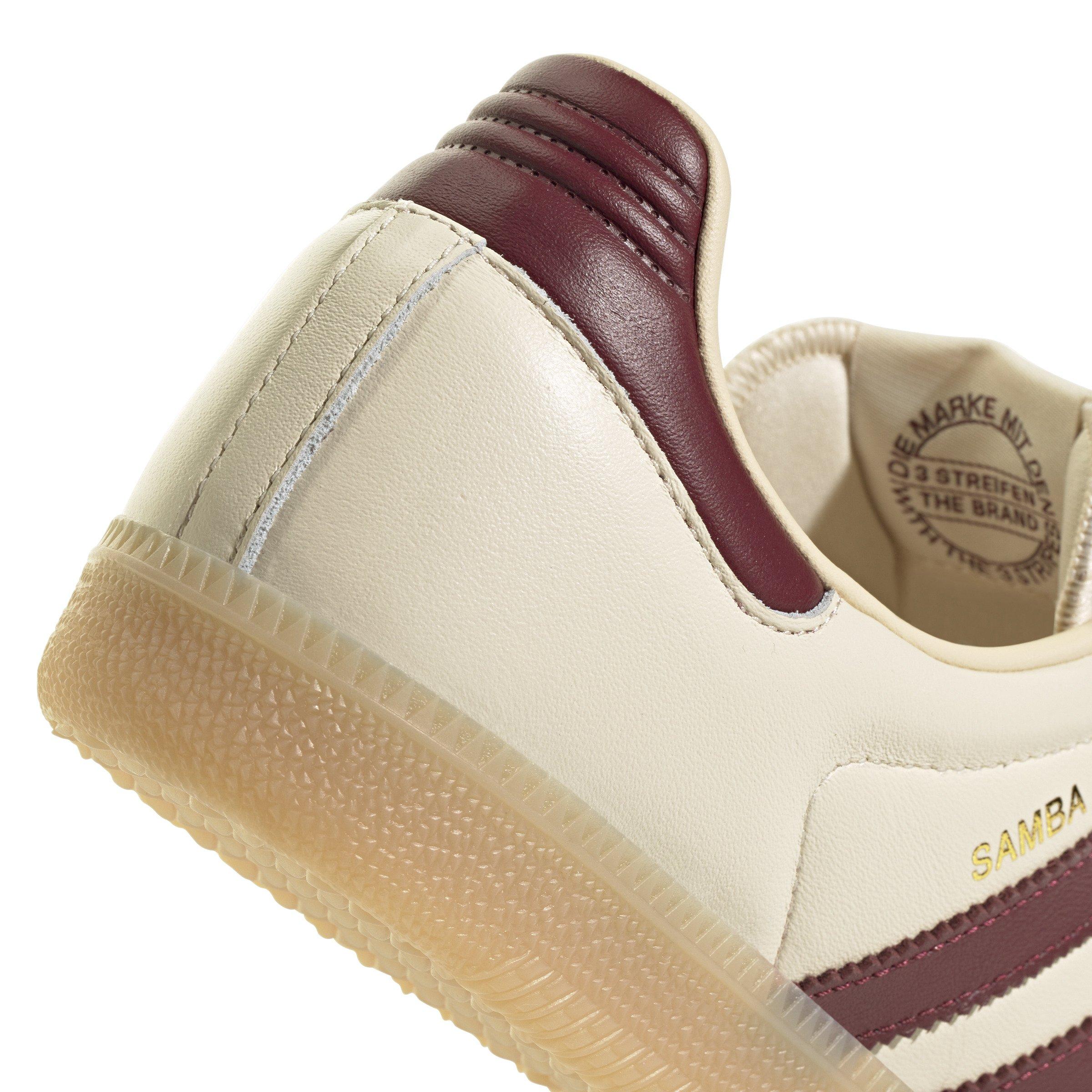 adidas Originals Samba OG "Wonder White/Shadow Red/Gum 3" Men's Shoe - WHITE/RED/GUM Thumbnail View 7