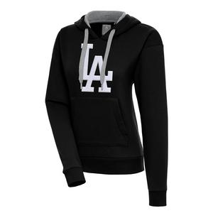 Antigua Women's Los Angeles Dodgers Victory Pullover Hoodie