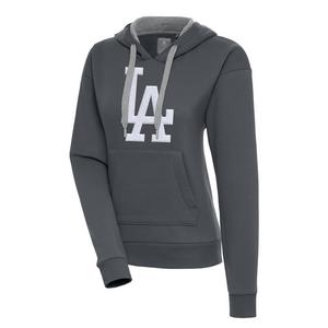Antigua Women's Los Angeles Dodgers Victory Pullover Hoodie
