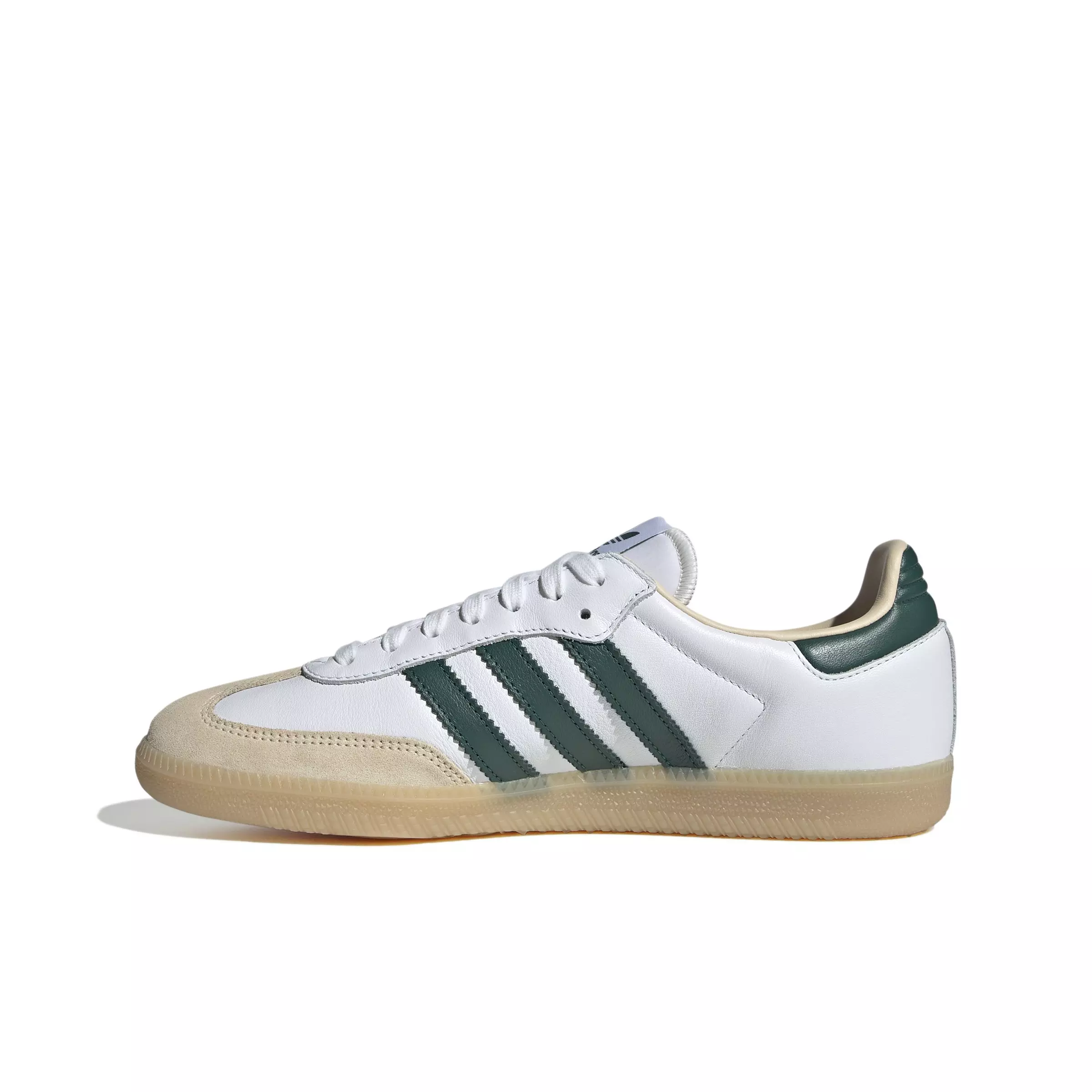 adidas Originals Samba OG "Ftwr White/Collegiate Green/Gum 3" Men's Shoe - WHITE/GREEN/GUM