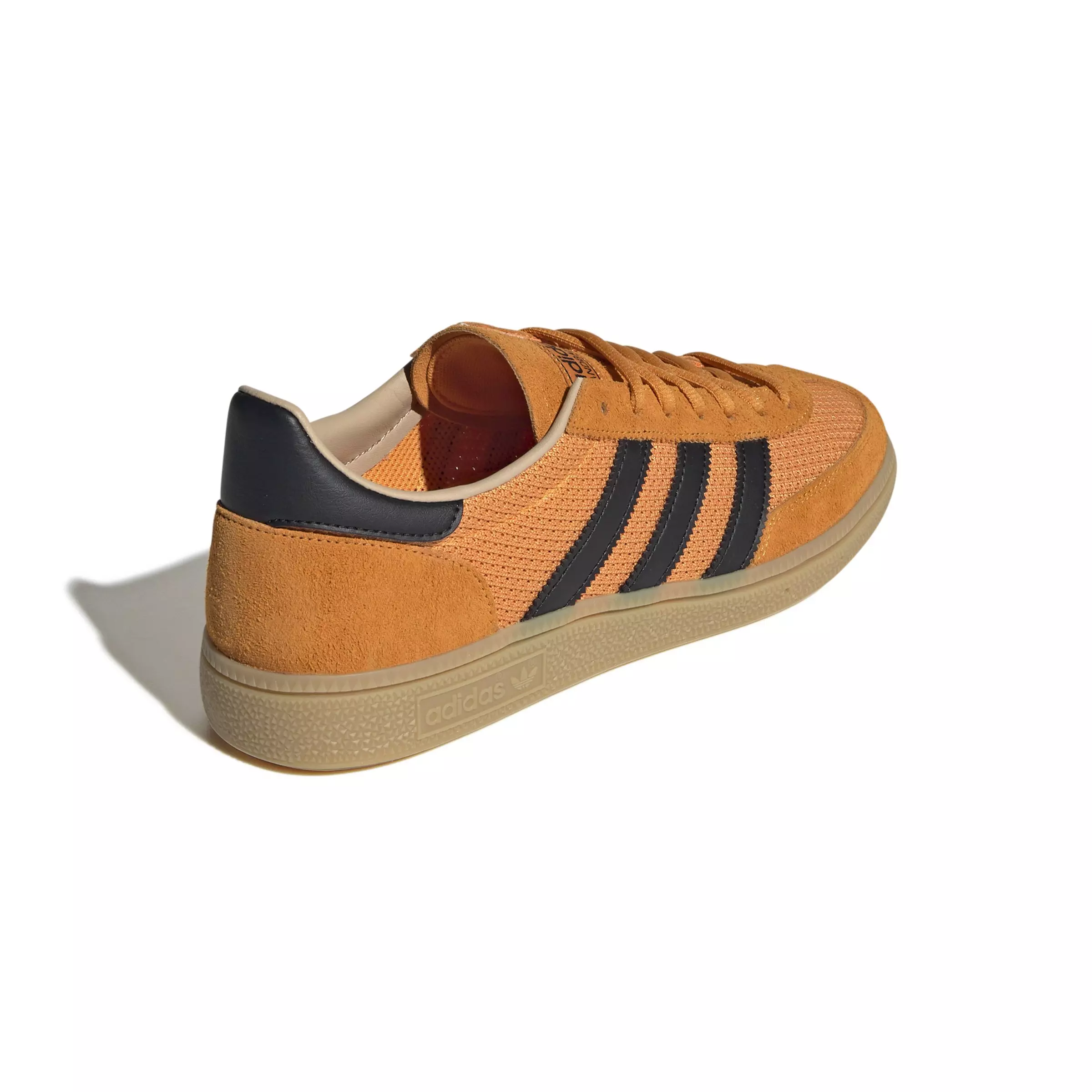 adidas Originals Handball Spezial "Crew Orange/Core Black/Warm Sandstone" Men's Shoe - ORANGE/BLACK/SANDSTONE