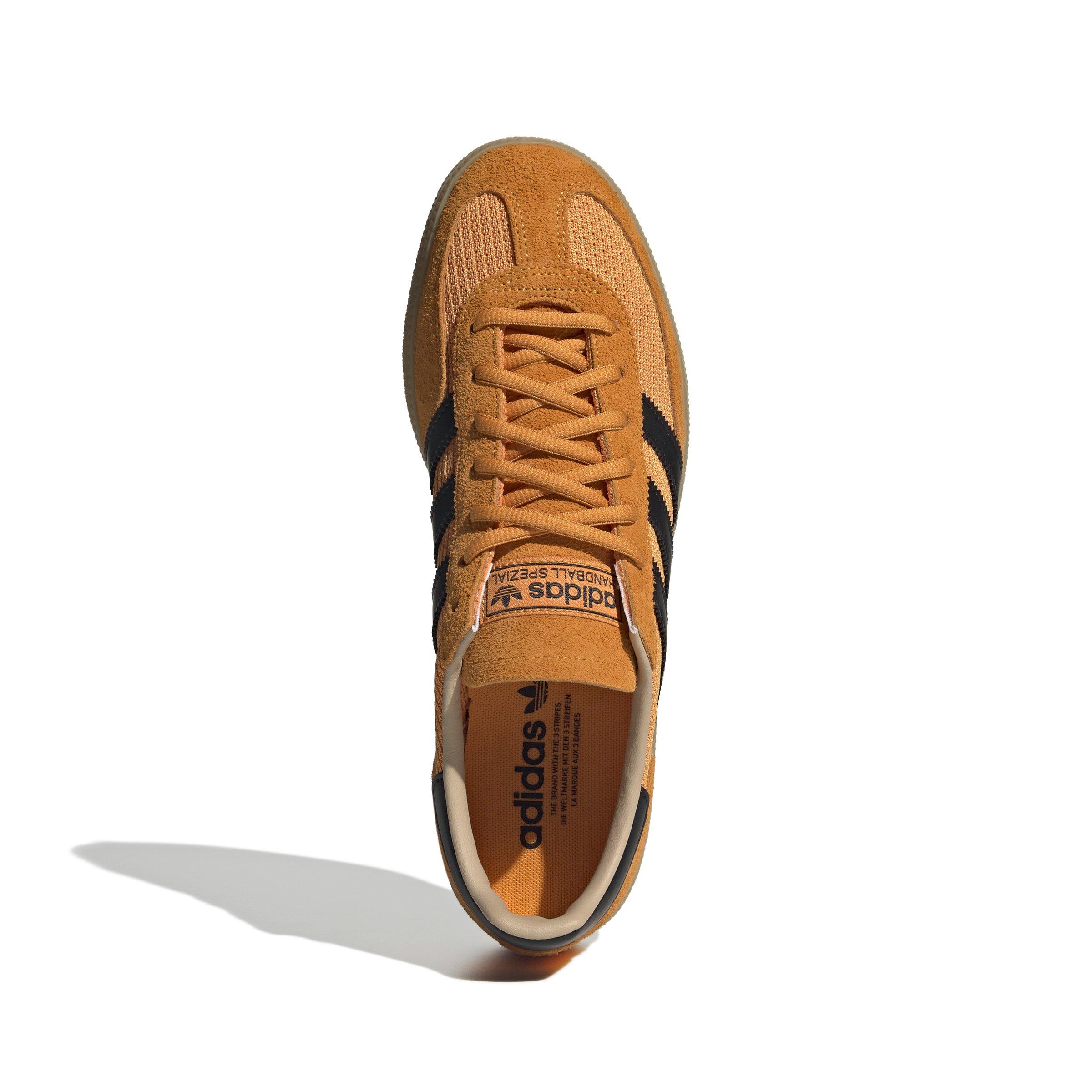 adidas Originals Handball Spezial "Crew Orange/Core Black/Warm Sandstone" Men's Shoe - ORANGE/BLACK/SANDSTONE Thumbnail View 5