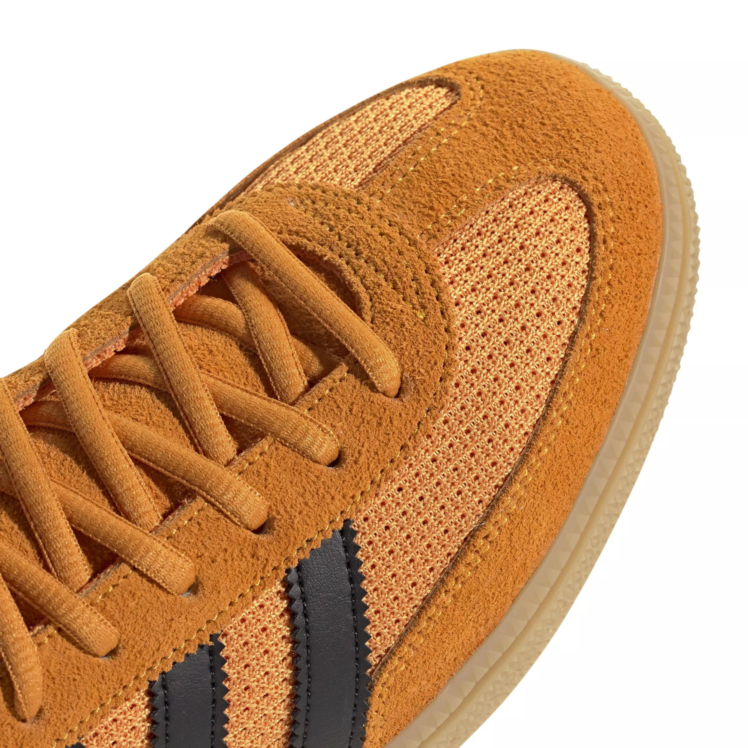 adidas Originals Handball Spezial "Crew Orange/Core Black/Warm Sandstone" Men's Shoe - ORANGE/BLACK/SANDSTONE