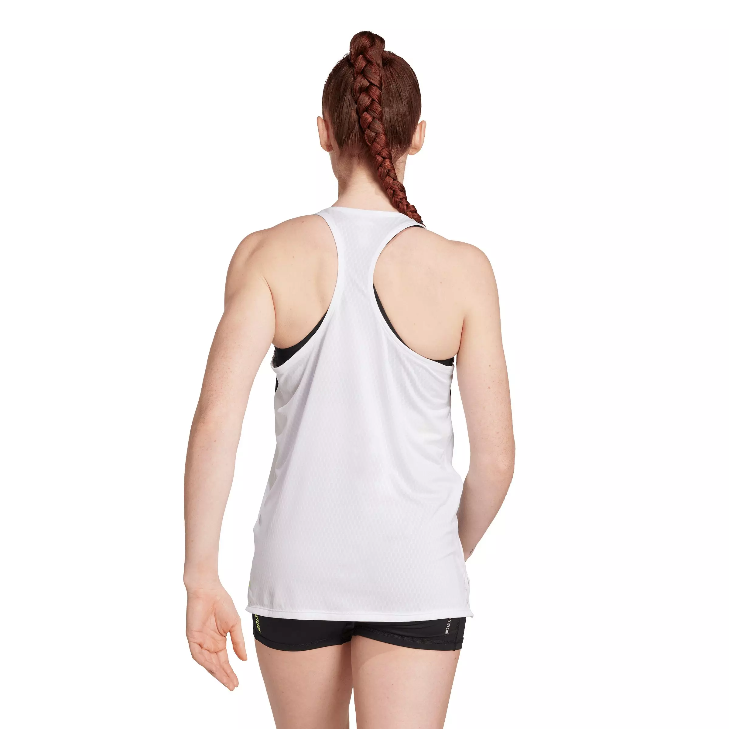 adidas Women's Adizero Archive Running Singlet - White - WHITE