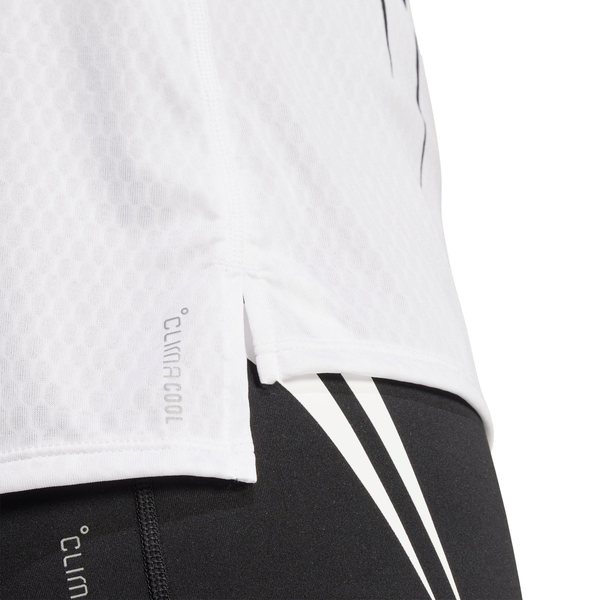adidas Women's Adizero Archive Running Singlet - White - WHITE Thumbnail View 3