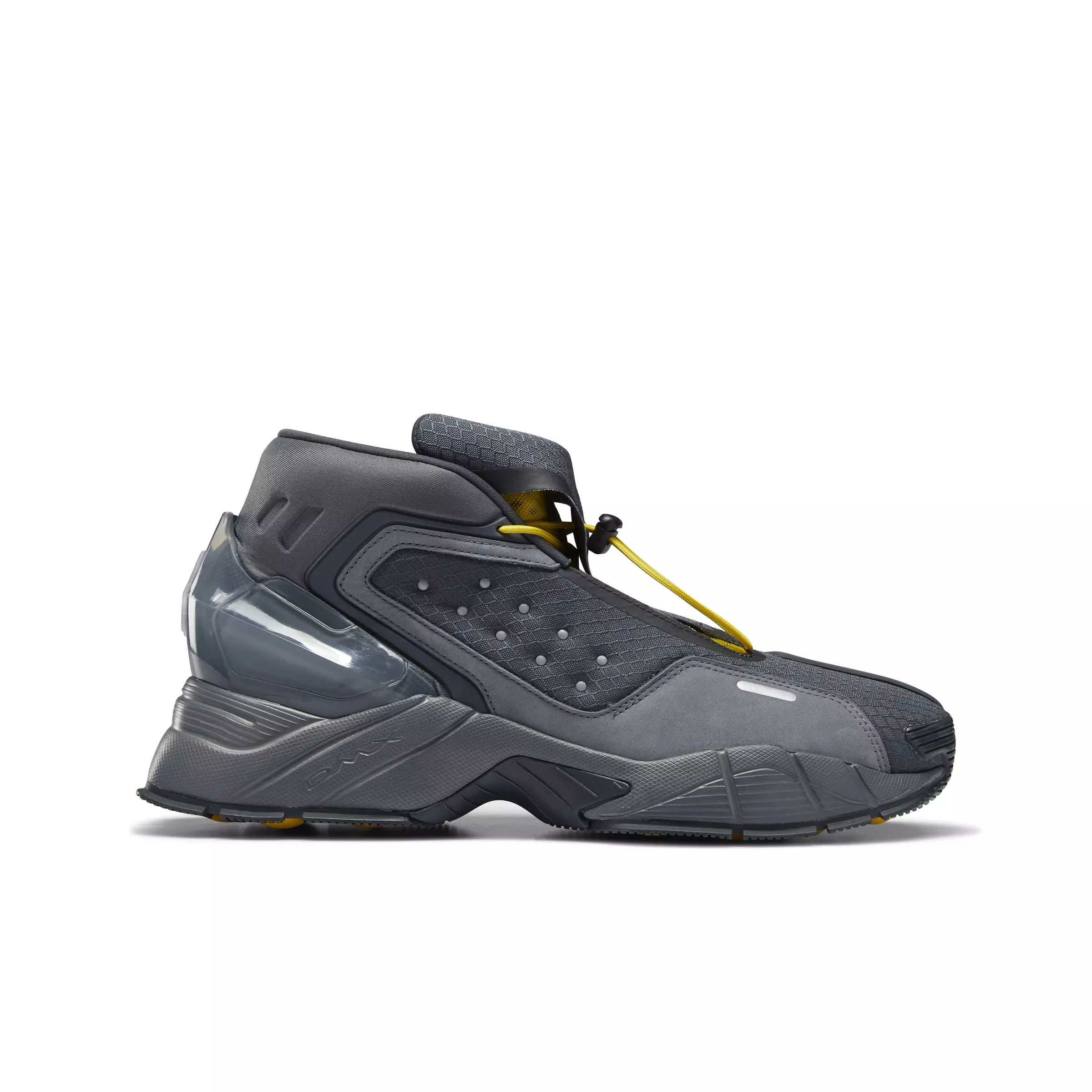 Reebok Ghostbusters Ecto Boot "Cold Grey 6/True Grey 8/Blaze Yellow" Unisex Shoe - GREY/YELLOW