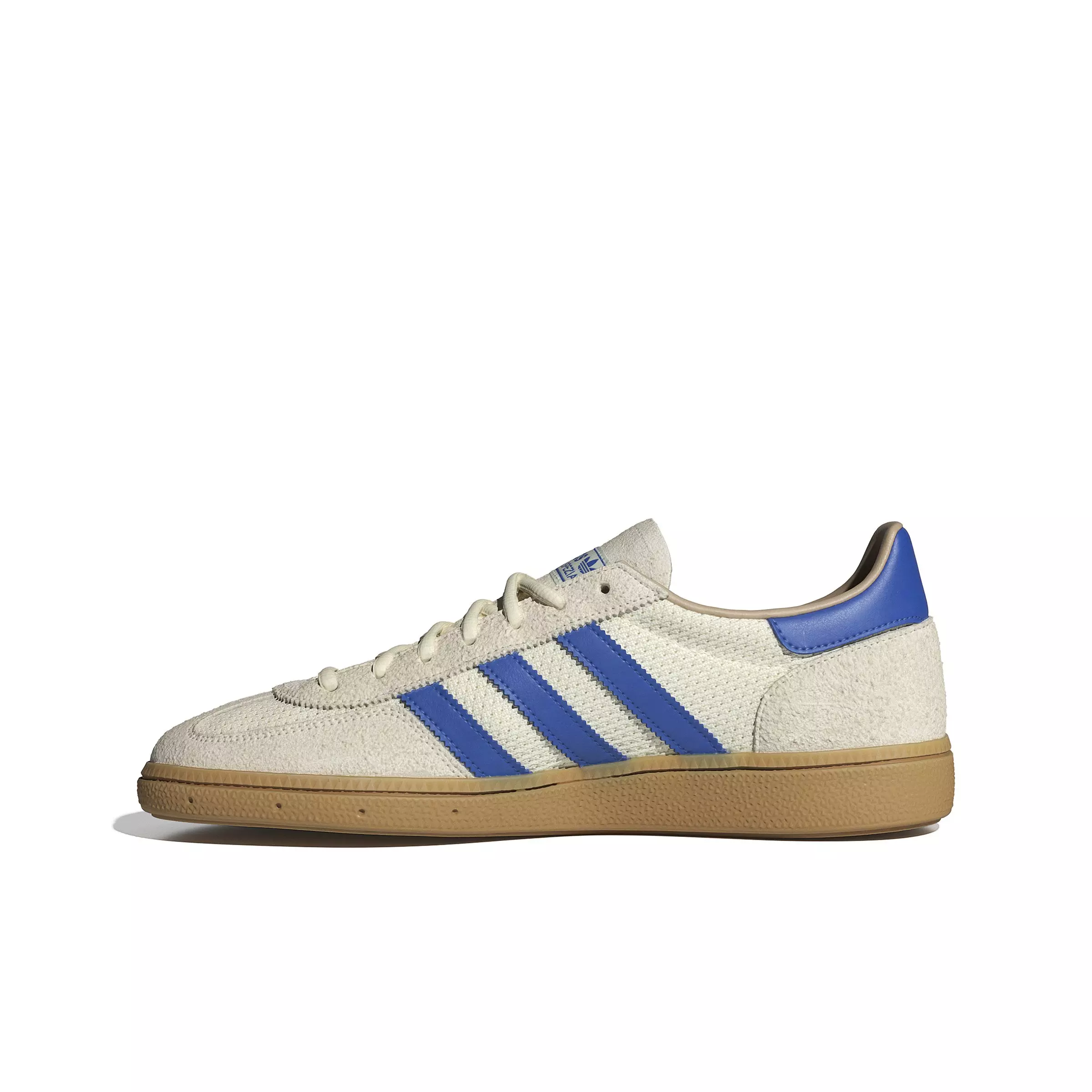 adidas Originals Handball Spezial "Cream White/Blue/Warm Sandstone" Men's Shoe - WHITE/BLUE/SANDSTONE
