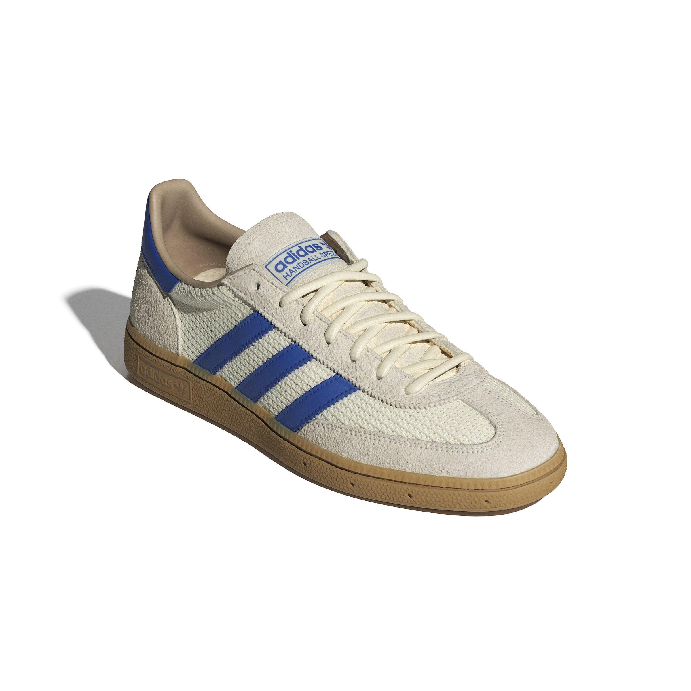 adidas Originals Handball Spezial "Cream White/Blue/Warm Sandstone" Men's Shoe - WHITE/BLUE/SANDSTONE Thumbnail View 3