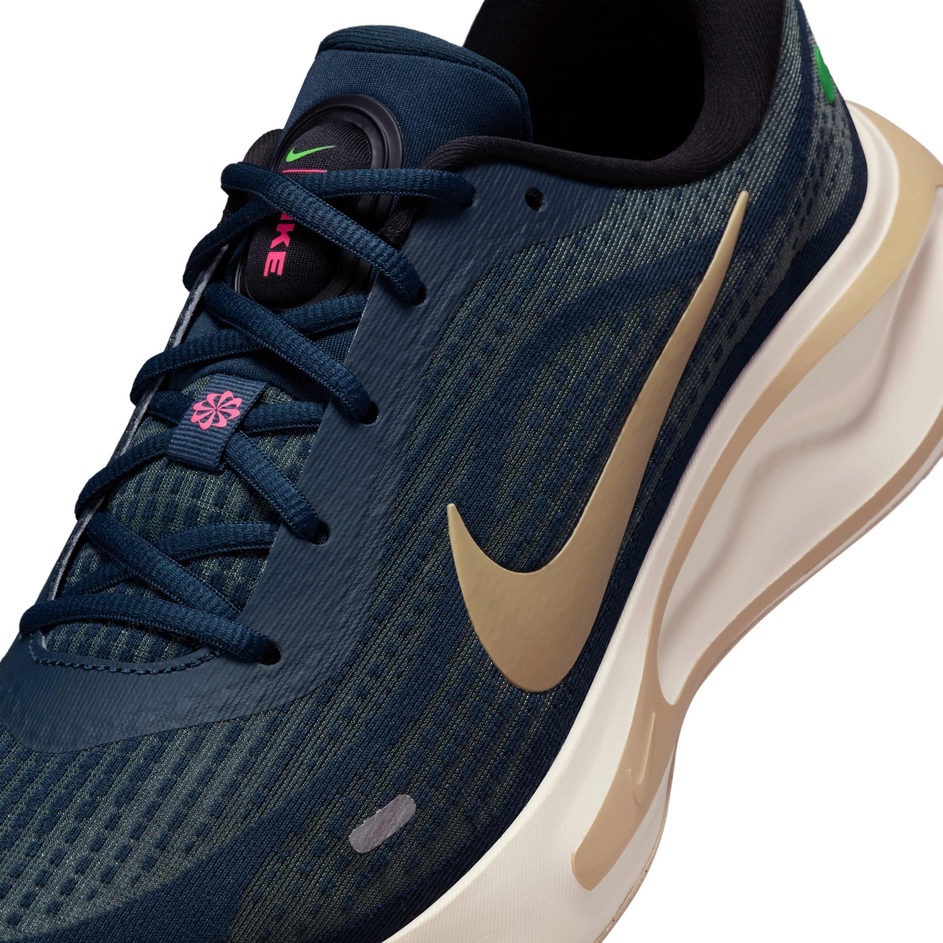 Nike Journey Run "Armory Navy/Green Strike/Pale Ivory/Desert Khaki" Men's Running Shoe - NAVY/GREEN/IVORY/KHAKI Thumbnail View 7