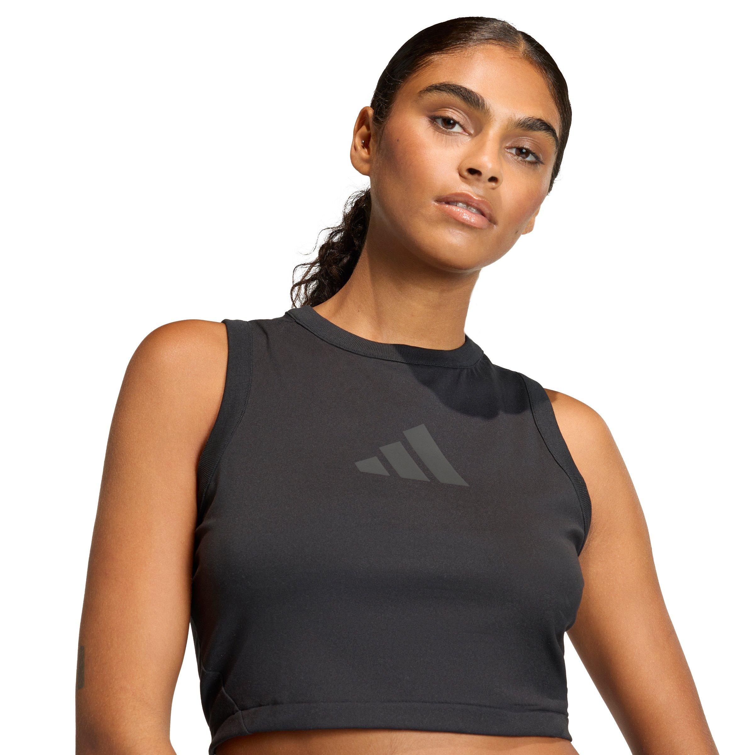 adidas Women's Z.N.E. Tank Top - Black - BLACK Thumbnail View 3