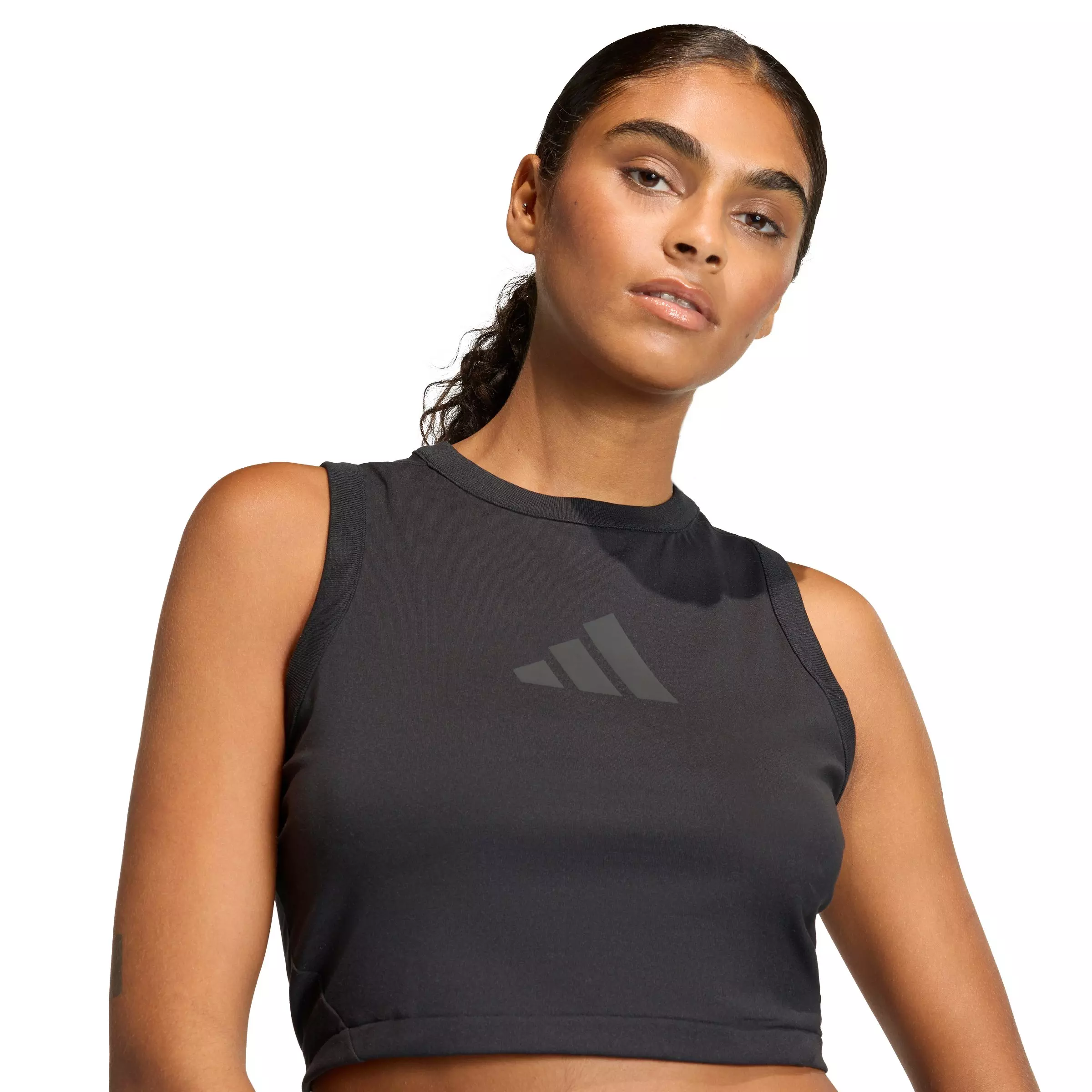 adidas Women's Z.N.E. Tank Top - Black - BLACK
